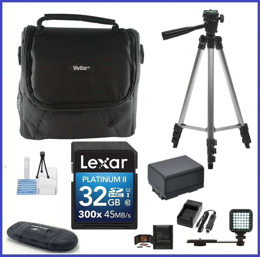 32GB Accessory Bundle for Canon VIXIA Camcorders