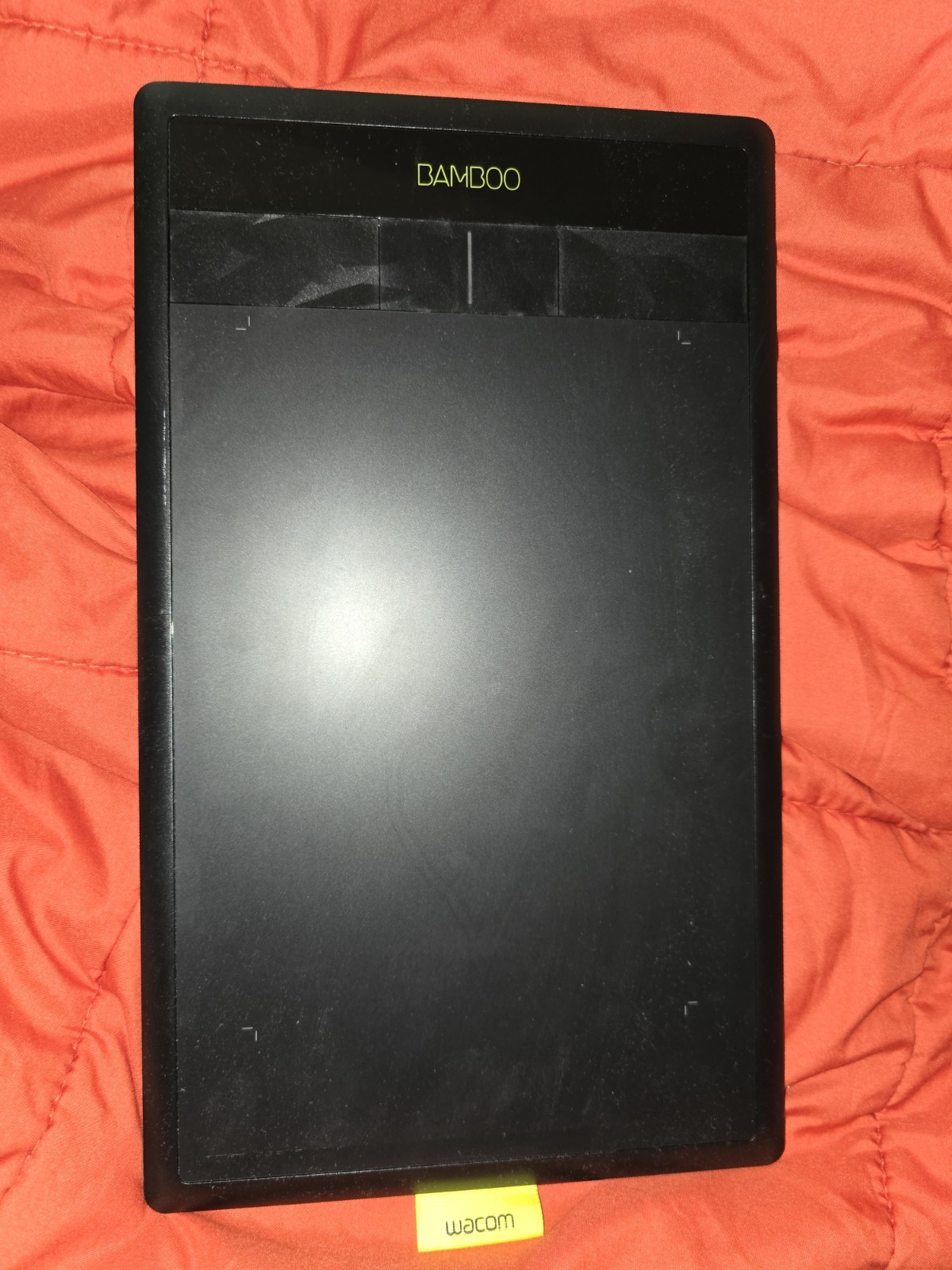 Wacom Bamboo cth 670 Neon Green Black Untested