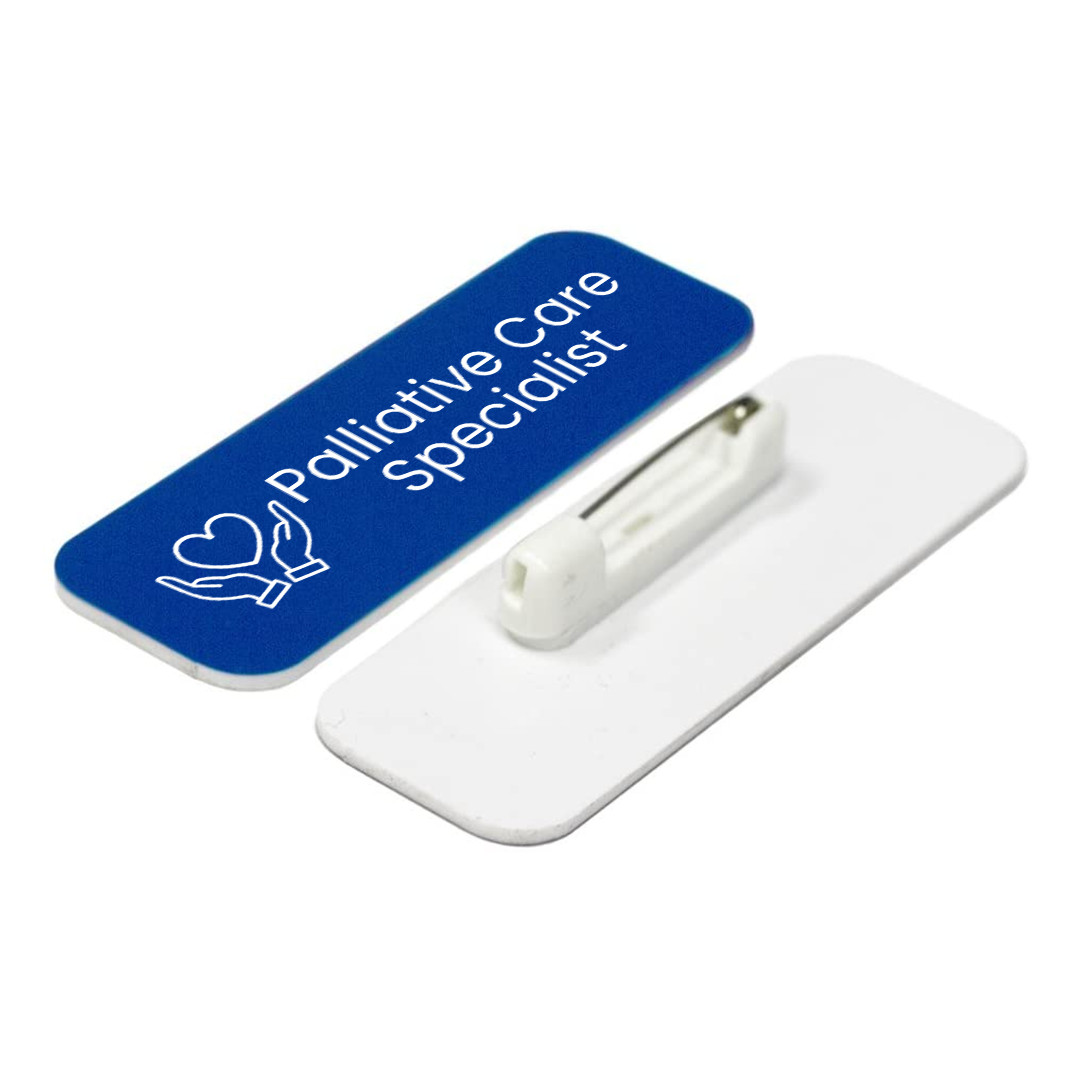 Palliative Care Specialist 1 x 3" Rounded Corner Name Badge | Care Home