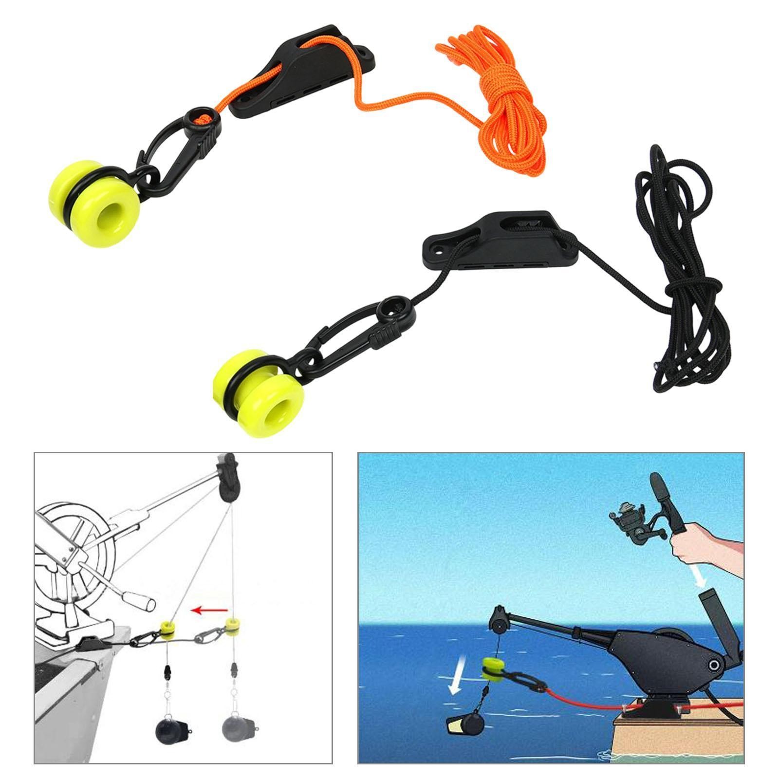 Fishing Downrigger Weight Retriever Kit, Fishing Supplies, 87 inch Cord, High