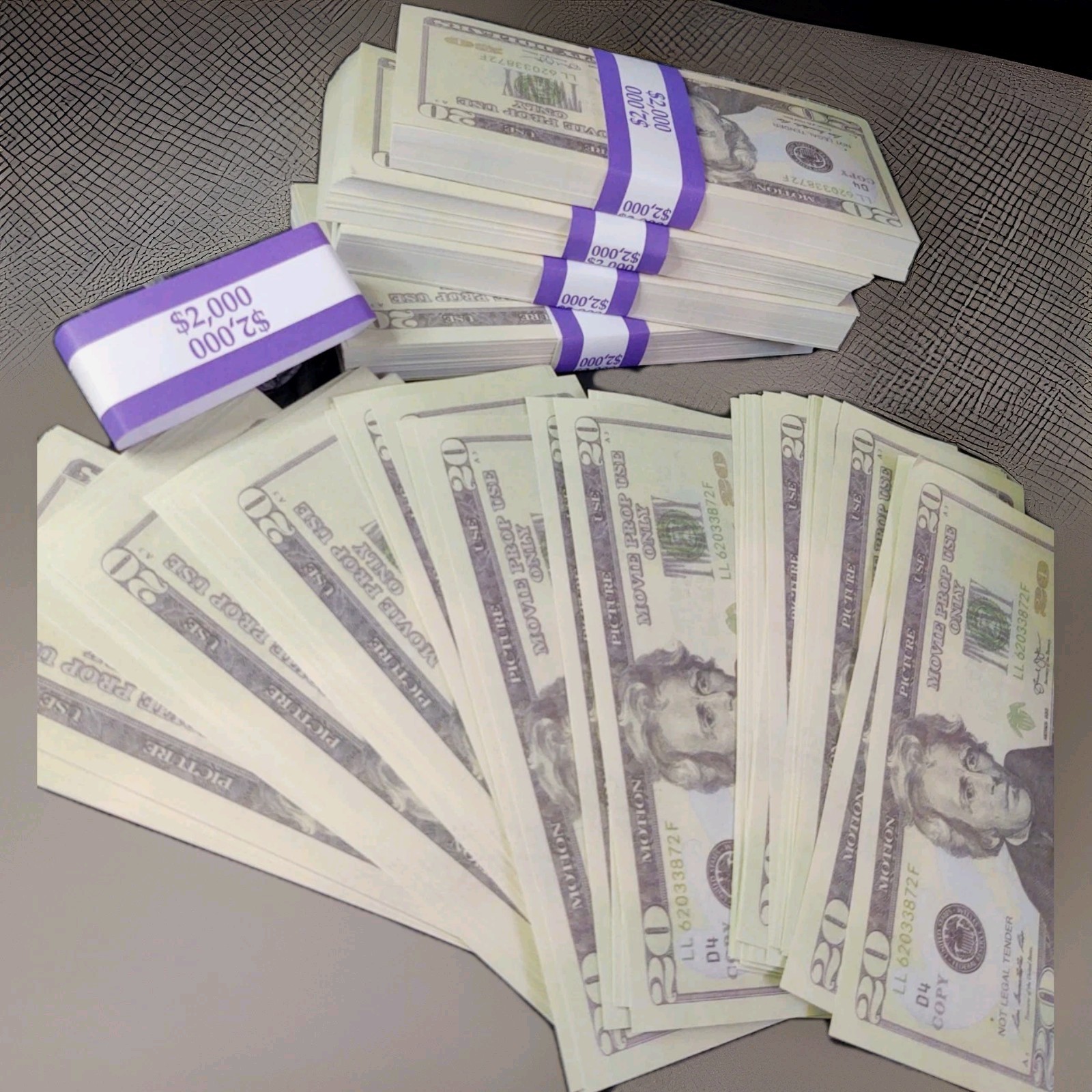 100 Pieces $20 movie prop toy money play fake bills for video, Learning Toys