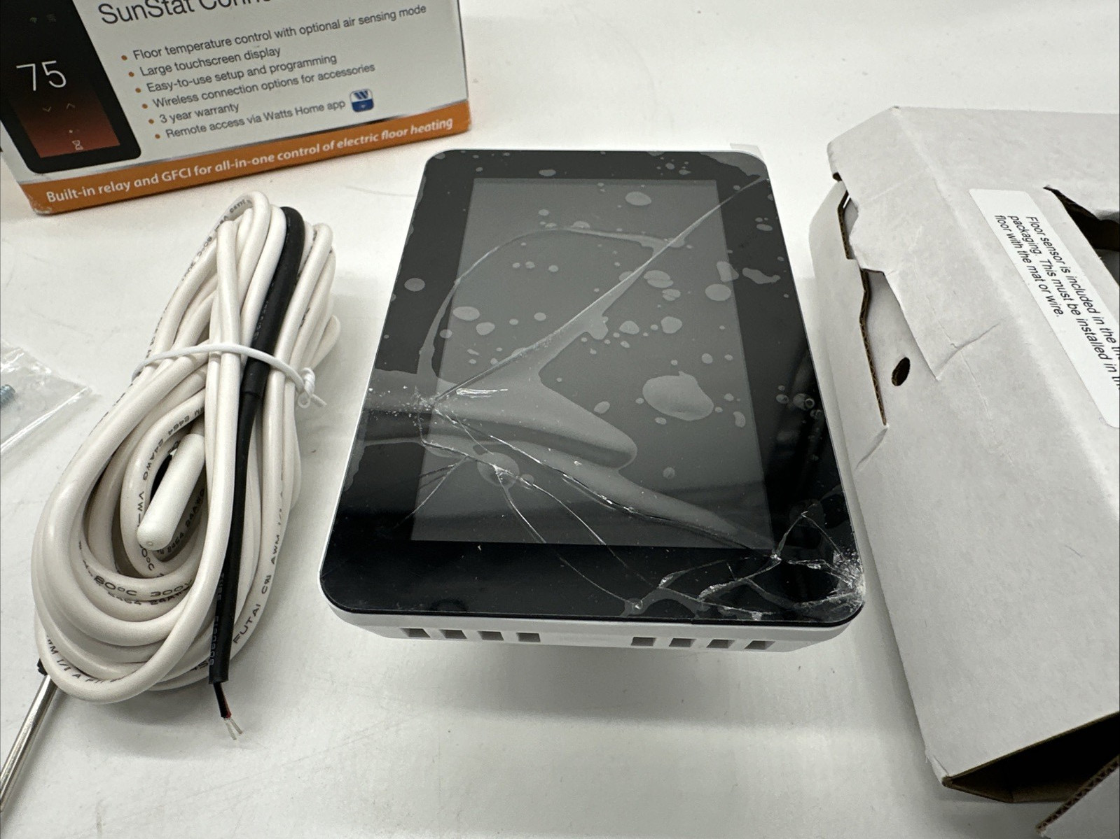 Suntouch Sunstat Connect Plus Touchscreen Programmable Smart Wi-Fi Thermostat