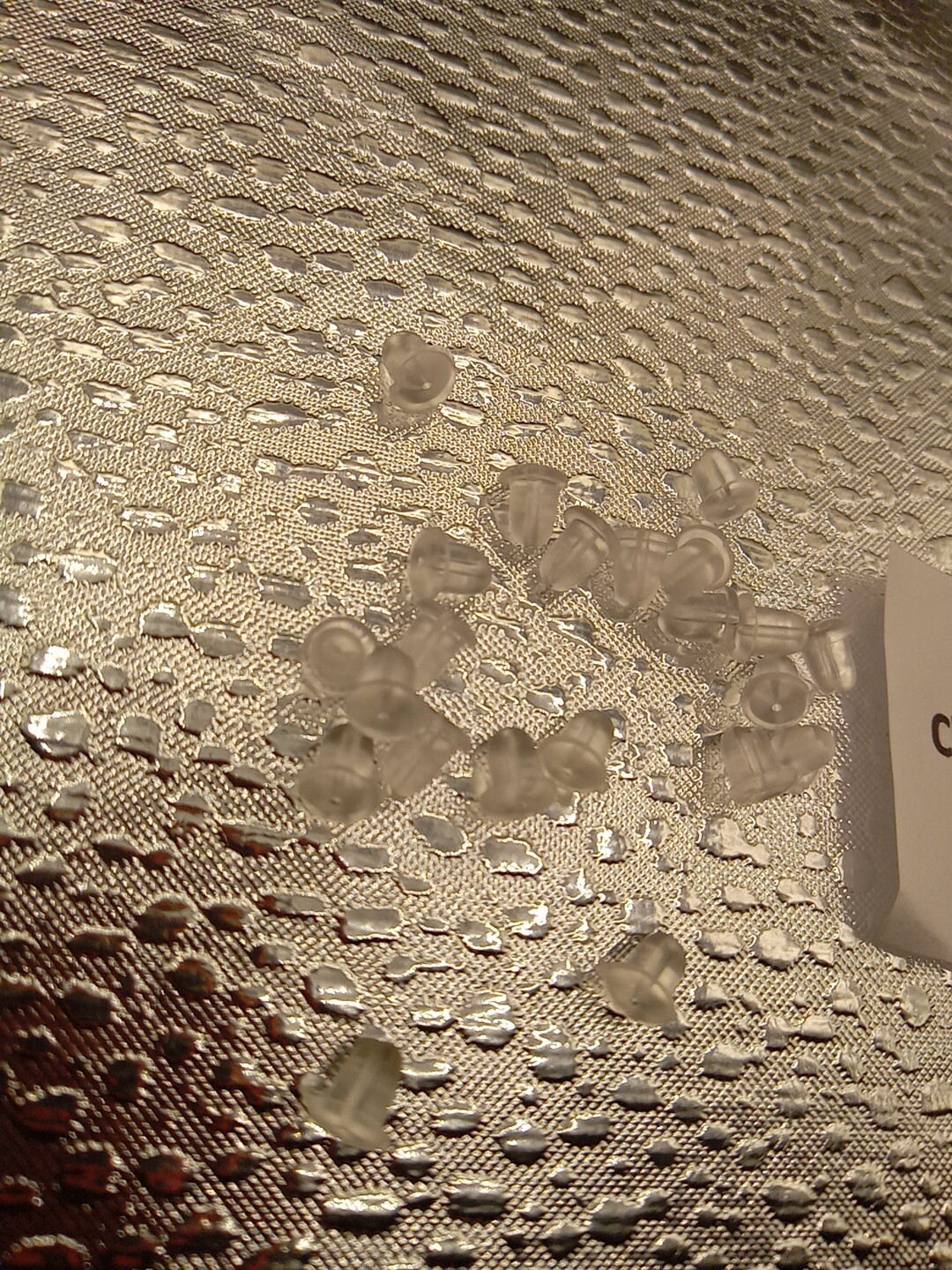 Clear Earring Backs - Rubber earring backs - 20 Count