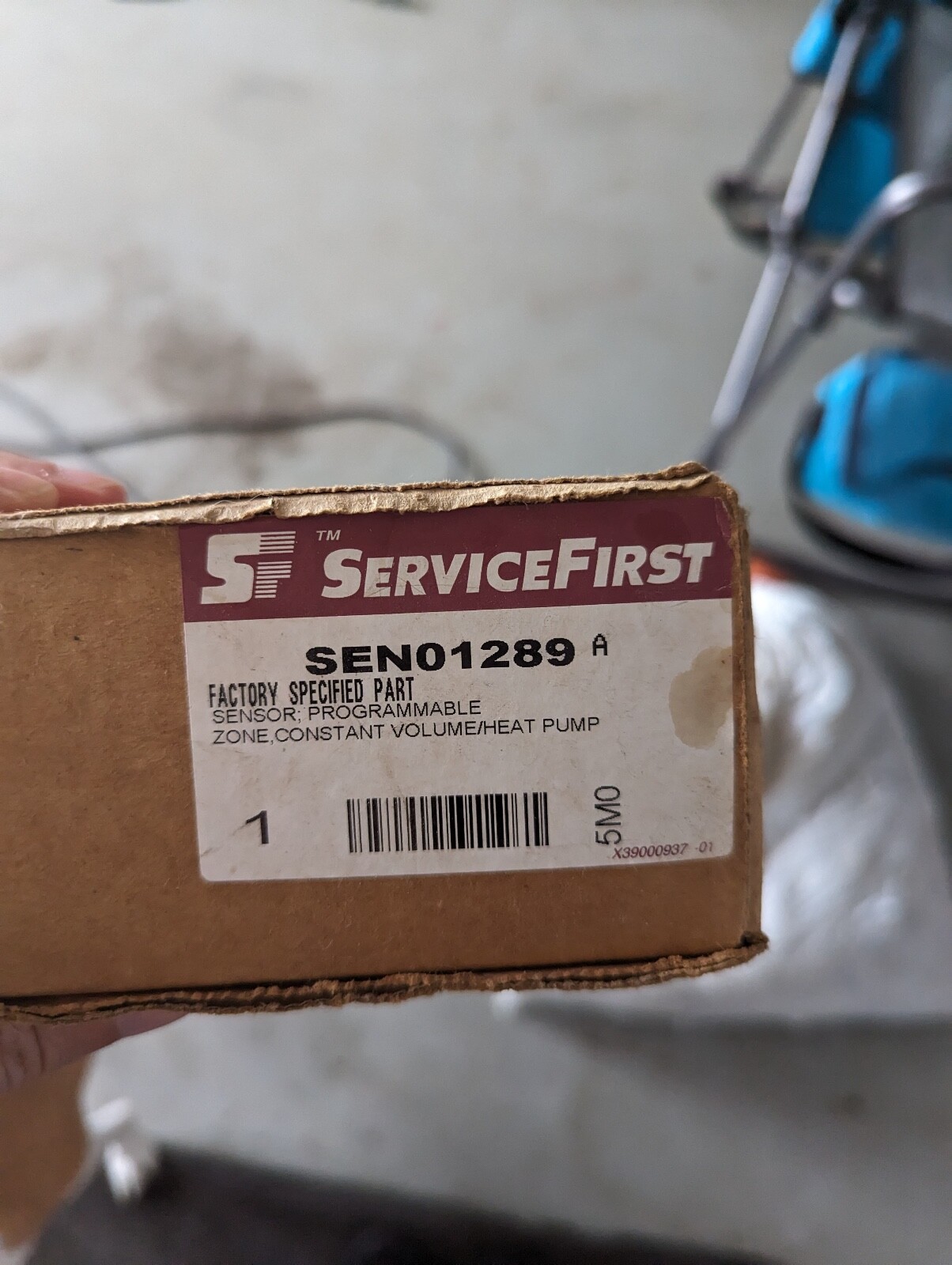 Trane SEN01289 SENSOR, PROGRAMMABLE ZONE, CONSTANT VOLUME/HEAT