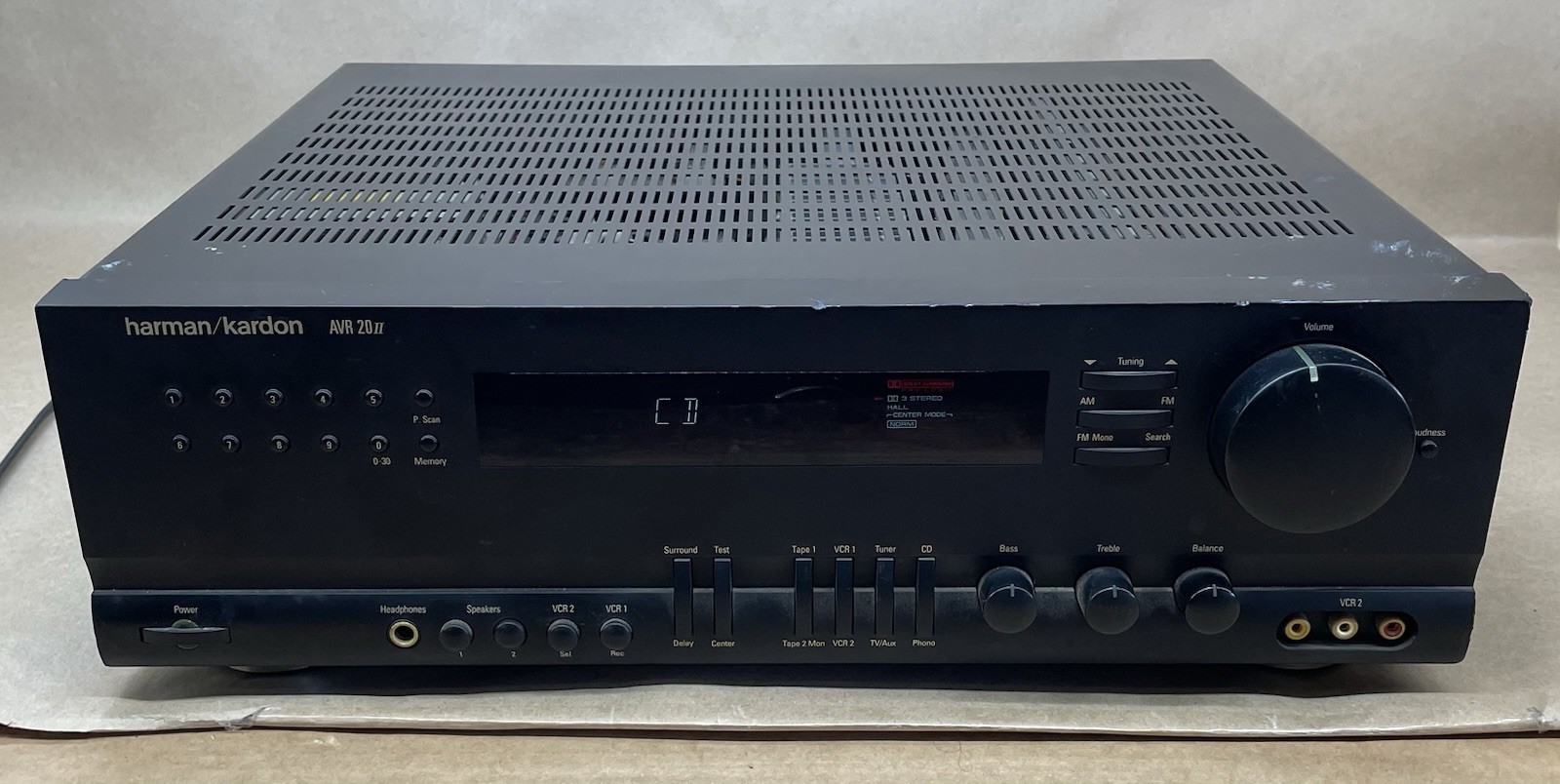 Harmon Kardon AVR 20II Stereo AV Receiver Amplifier Tested Working