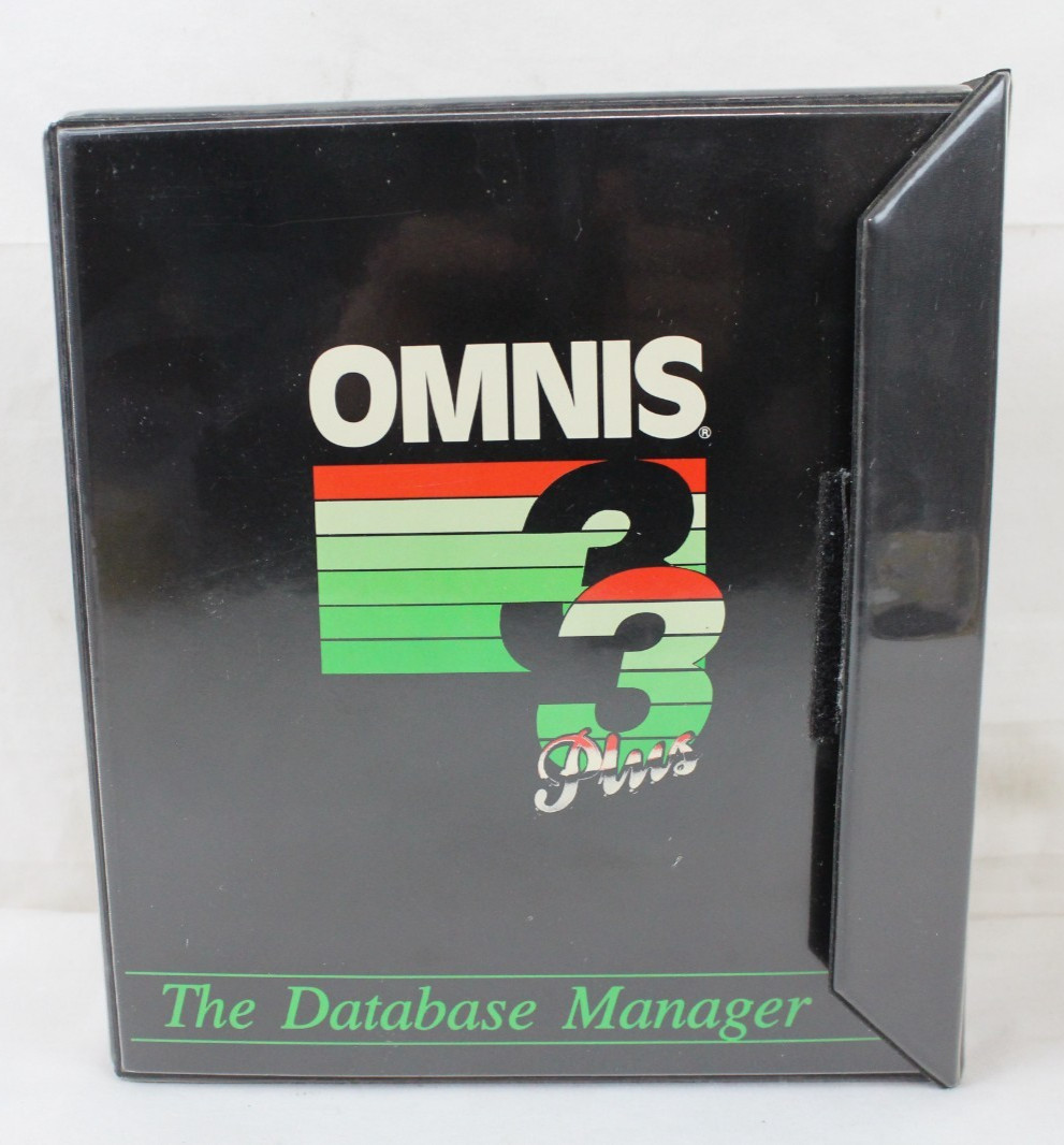 Omnis 3 Plus Vintage Computer Software The Database Manager Apple Macintosh Rare