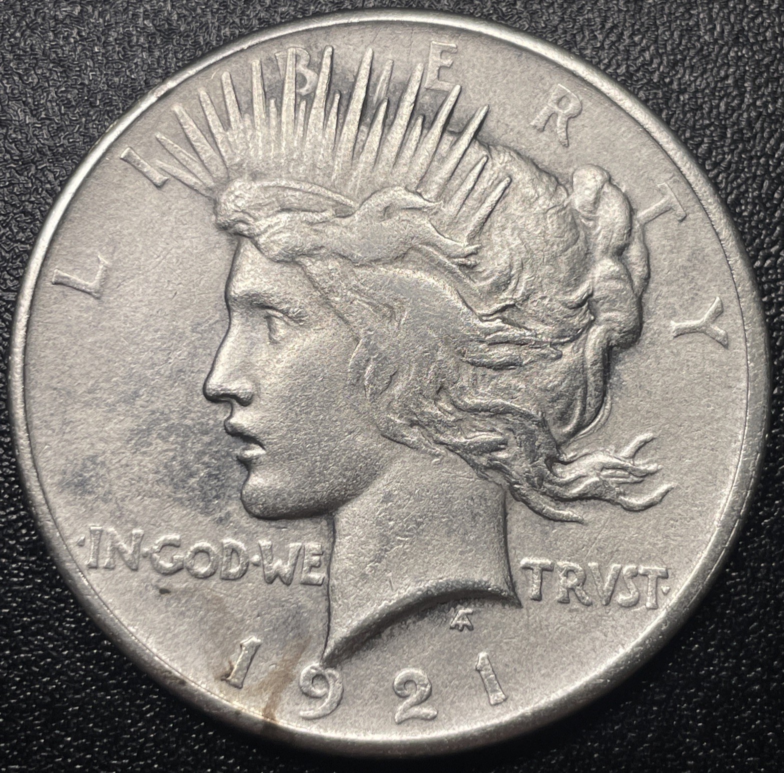 1921 Peace Silver Dollar $1 AU Details Better Grade Key Date