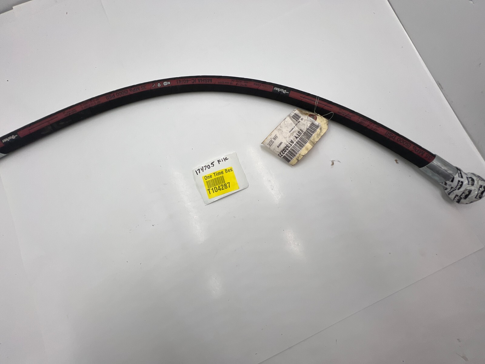 John Deere Loader Third Function Hydraulic Hose Assembly AT320273 Fits 344J 344K