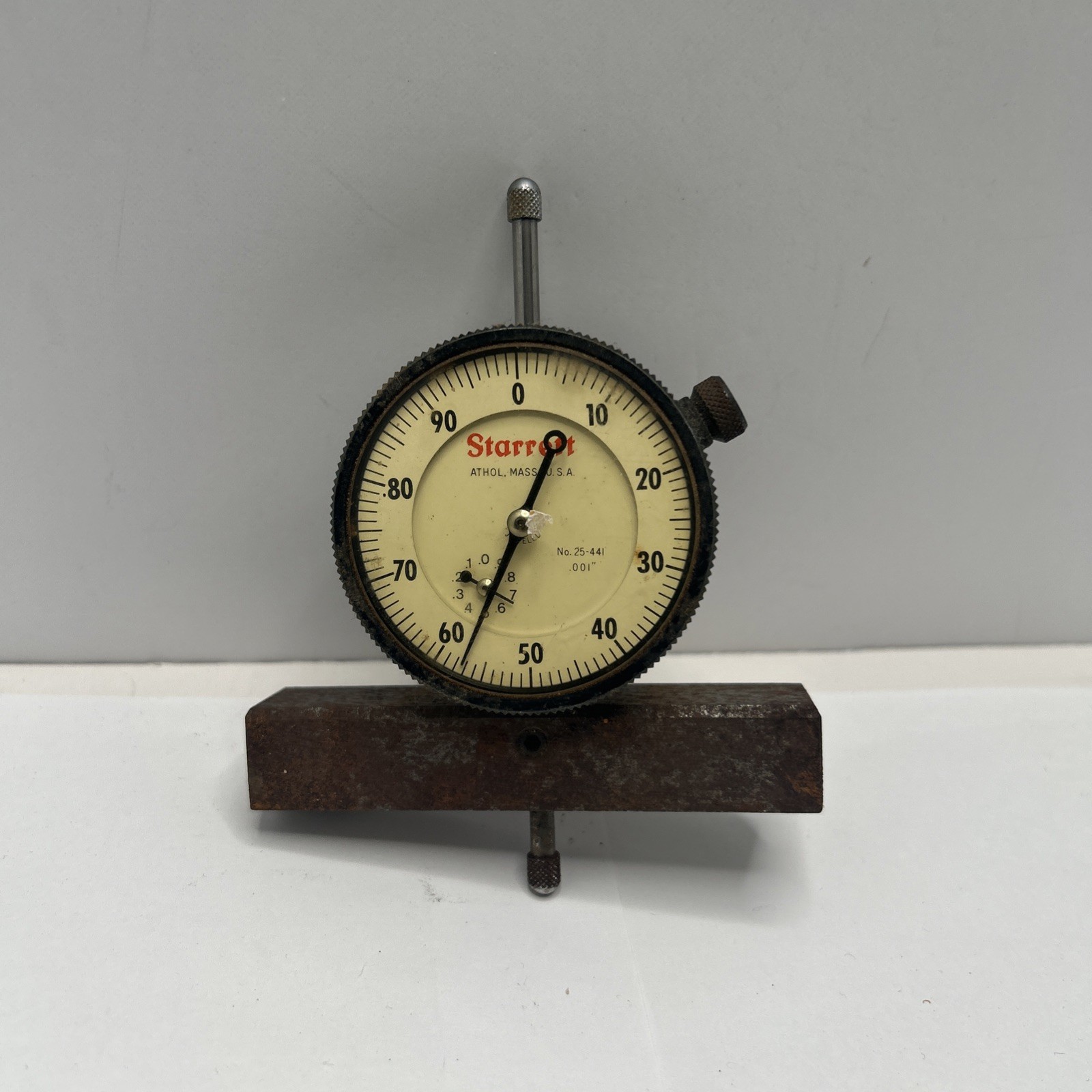 Starrett No. 25-441 Dial Indicator .001” - Fully Functional - Made in the USA