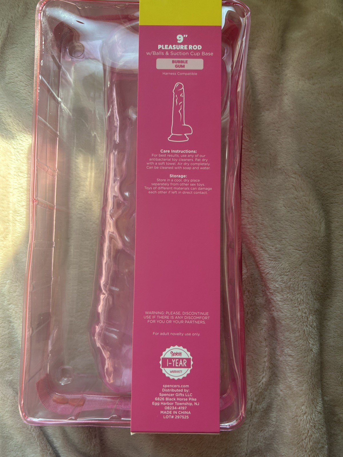 Spencer’s 9 inch dildo