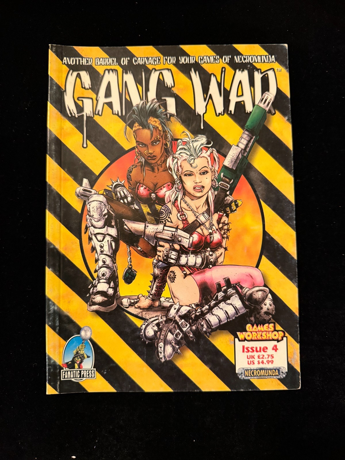 Games Workshop Necromunda Gang War Magazine Issue 4 GW Vintage OOP Warhammer 40K