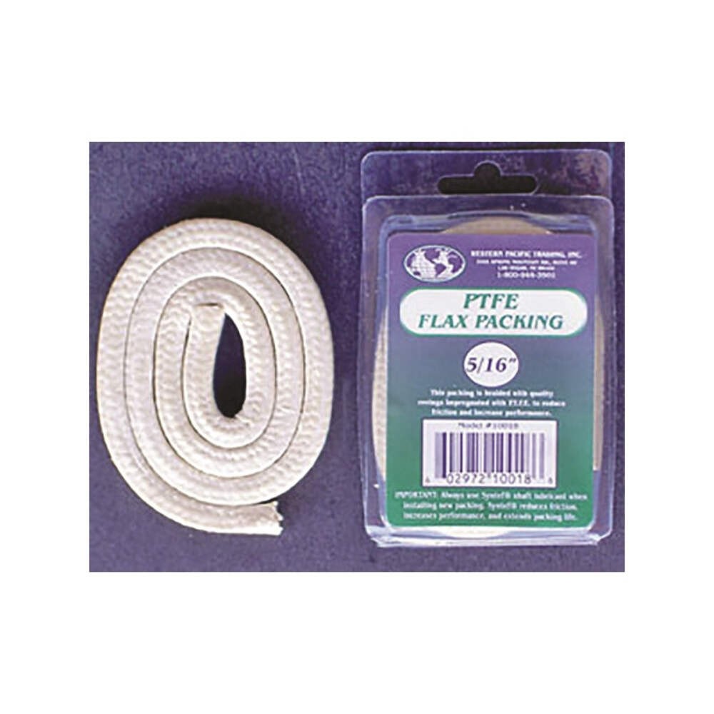 Western Pacific 10017 Flax Pack Teflon 1/4x2' Marine Boat