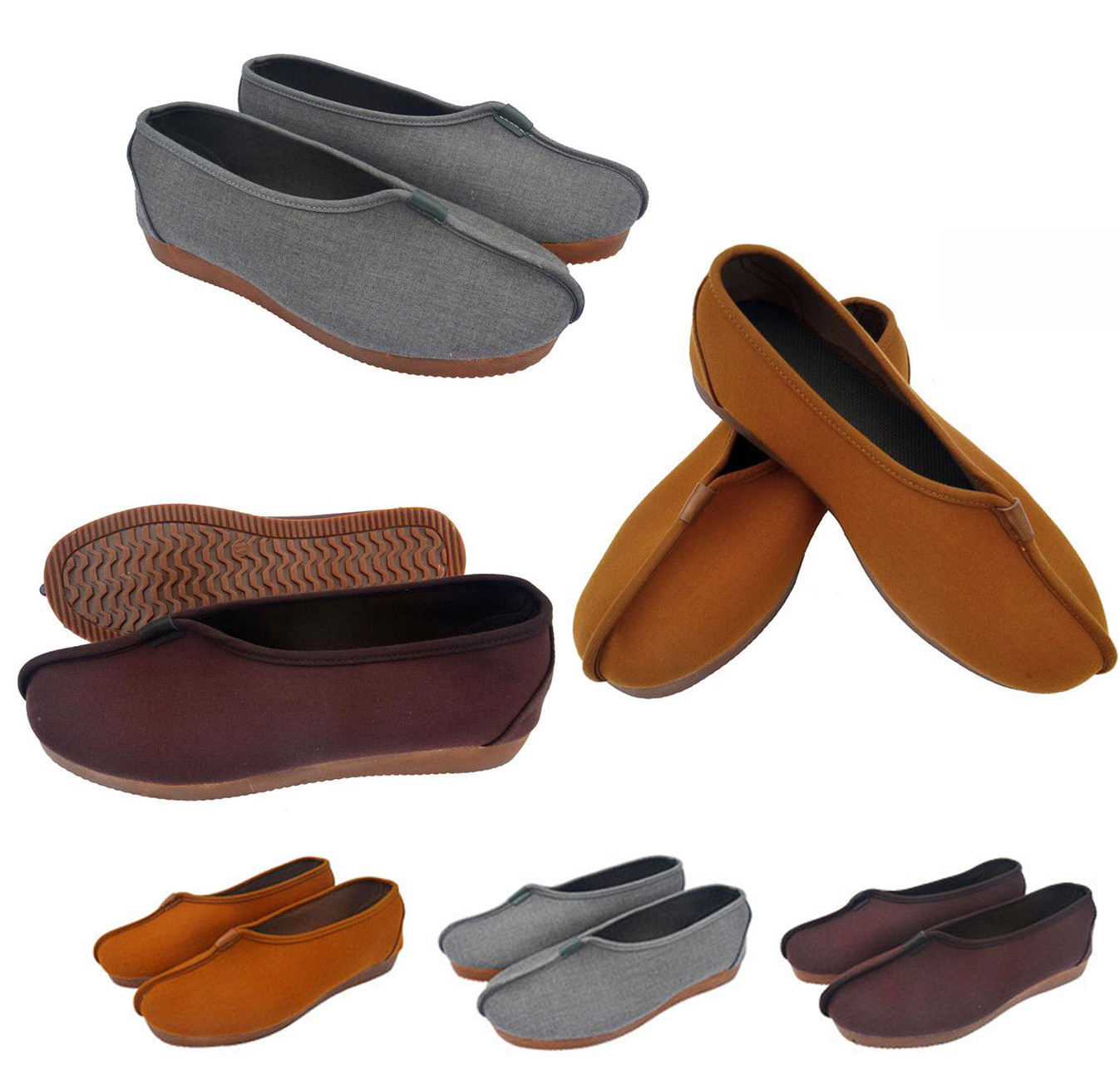 Old Style Buddhist Monk Shaolin Kung Fu Tai Chi Shoes Martial Arts Wushu Sneaker