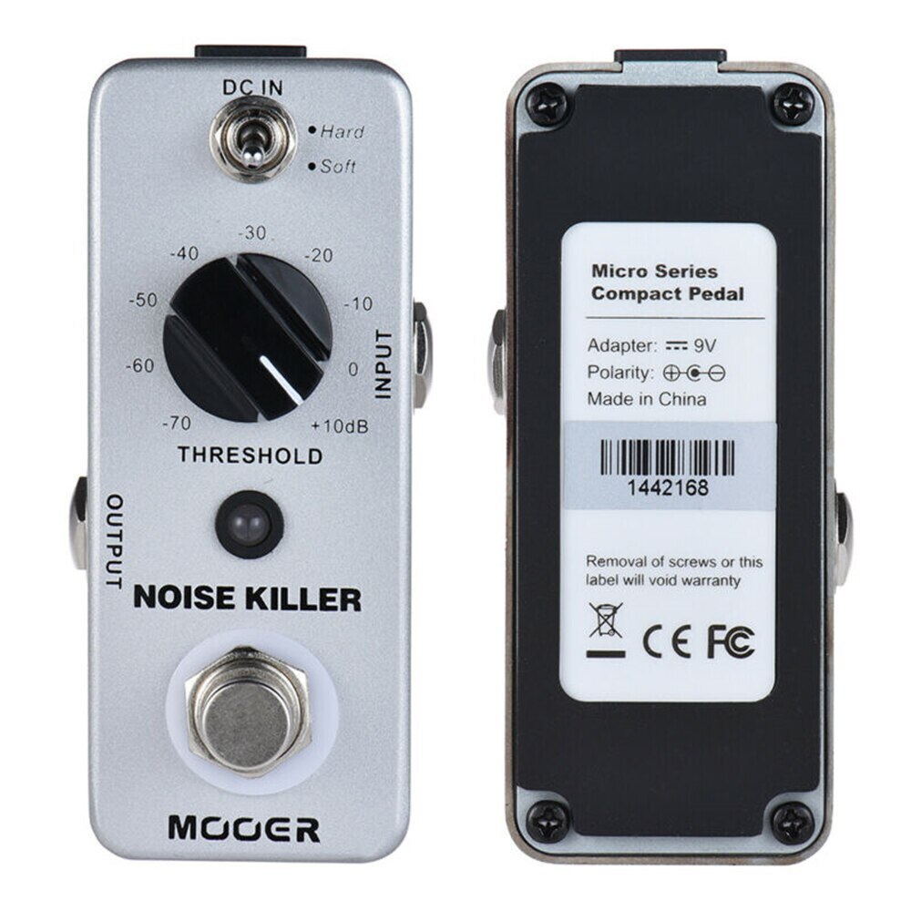 2 Working Modes(Hard/Soft) Noise Killer Noise Reduction Guitar Effect Pedal
