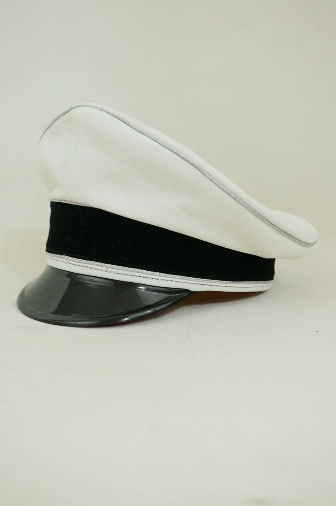 WWII German Allgemeine Elite General officer white cotton Visor cap