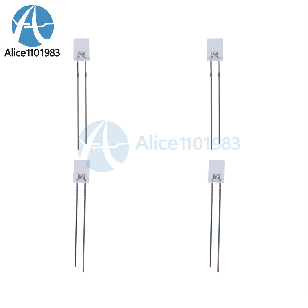 10PCS 2*5*7mm Square White Light LED Light-emitting Diode