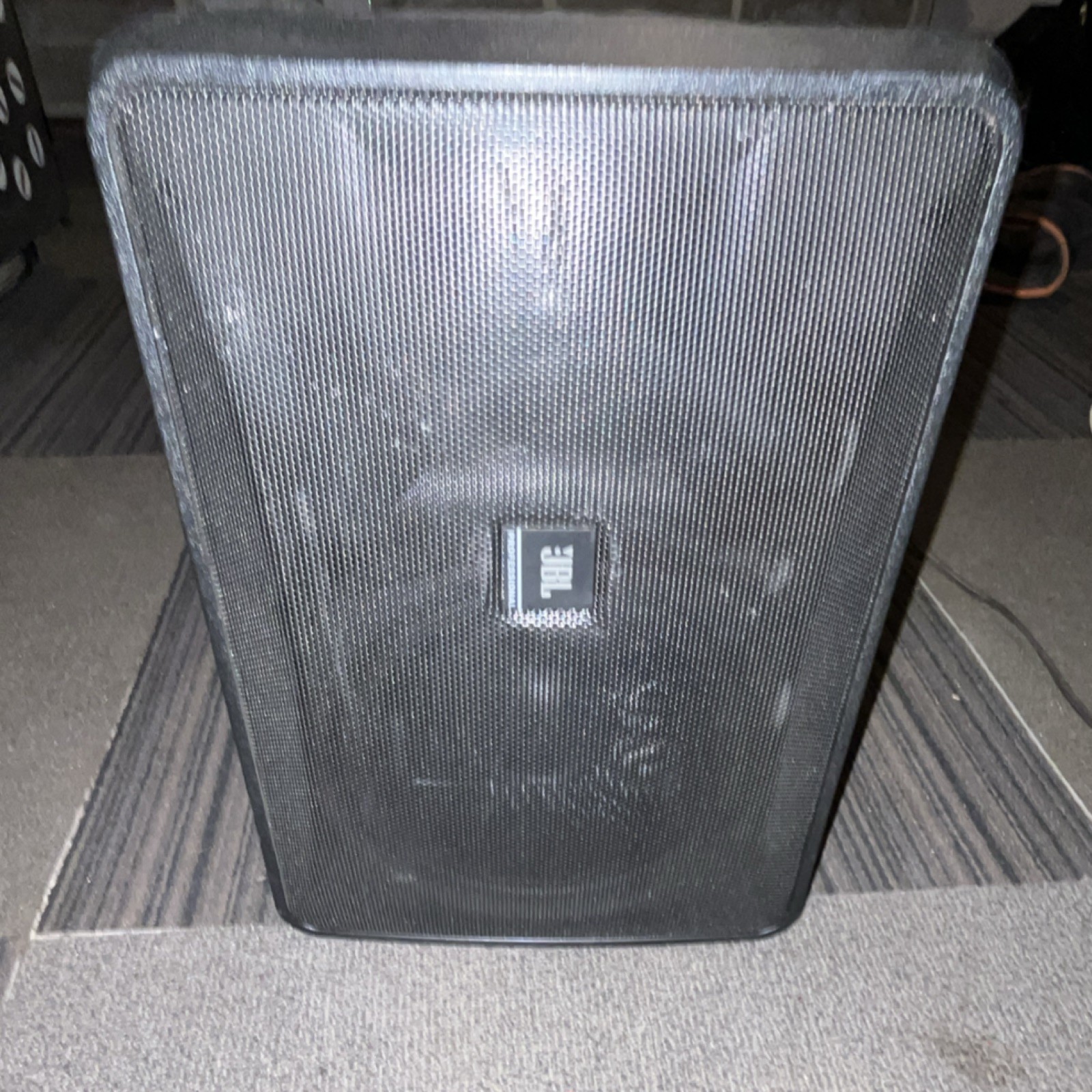 JBL PA Speaker Passive Wired Black Speaker Twist Input Rectangular Plastic Metal