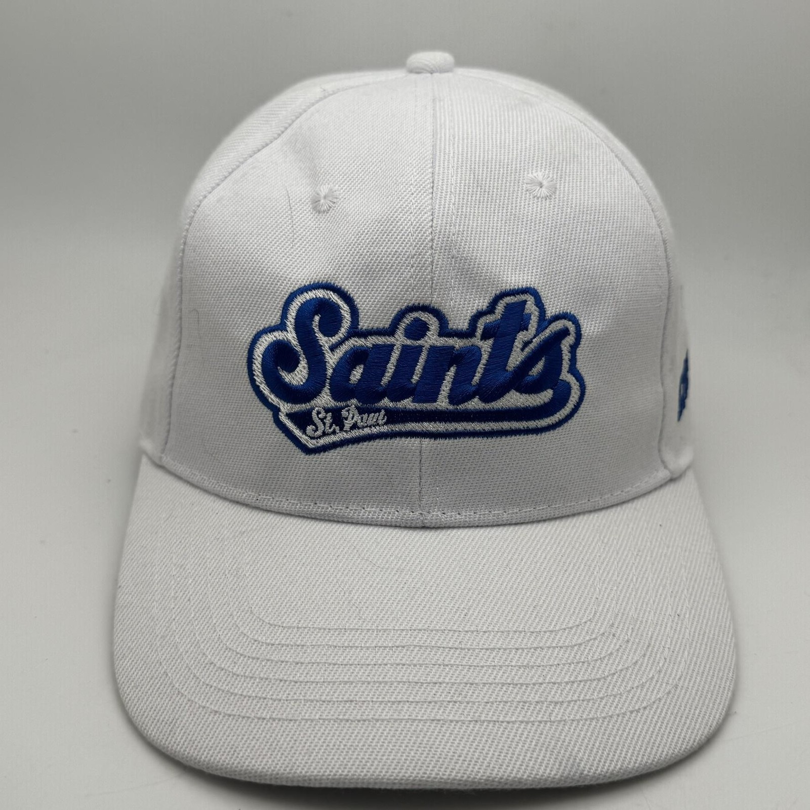 St. Paul Saints Hat Cap Strap Back Mens One Size White MILB Baseball CHS Field