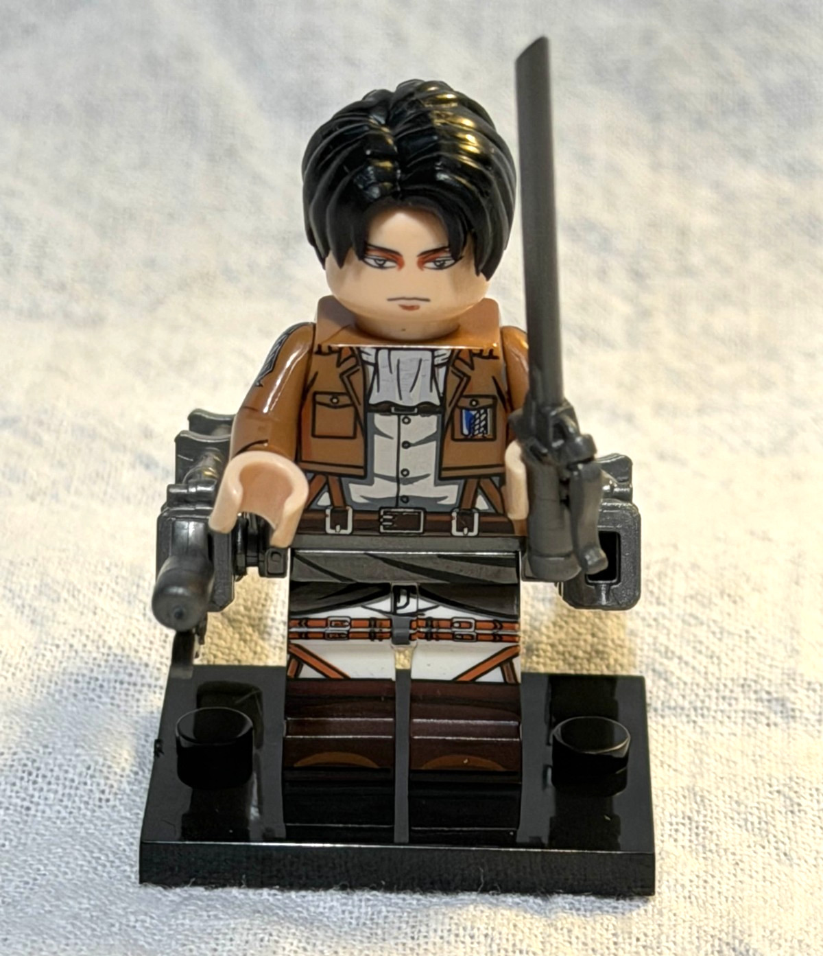 Levi Ackerman- Custom Minifigure- Attack On Titan Themed