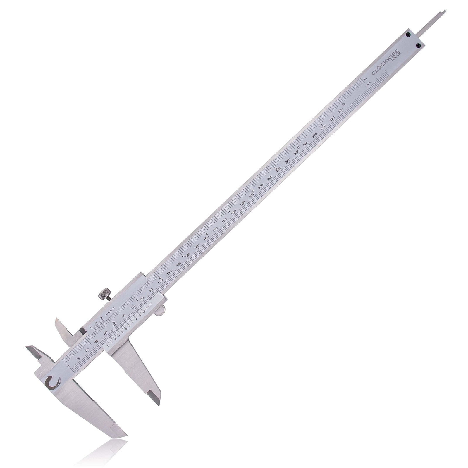 Clockwise Tools Vernier Caliper, DVLR-1205 0-12 Inch/300 11 Inches & Above