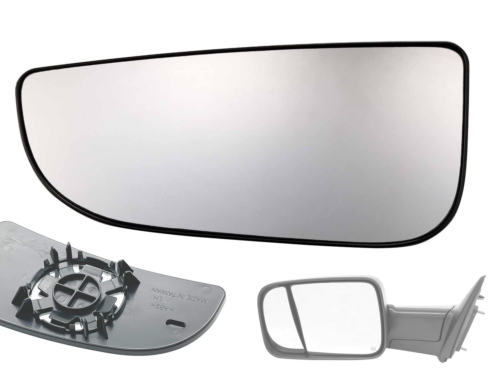APA Replacement for Towing Mirror Lower Glass 2009-2022 RAM 1500 2500 3500 Dr...
