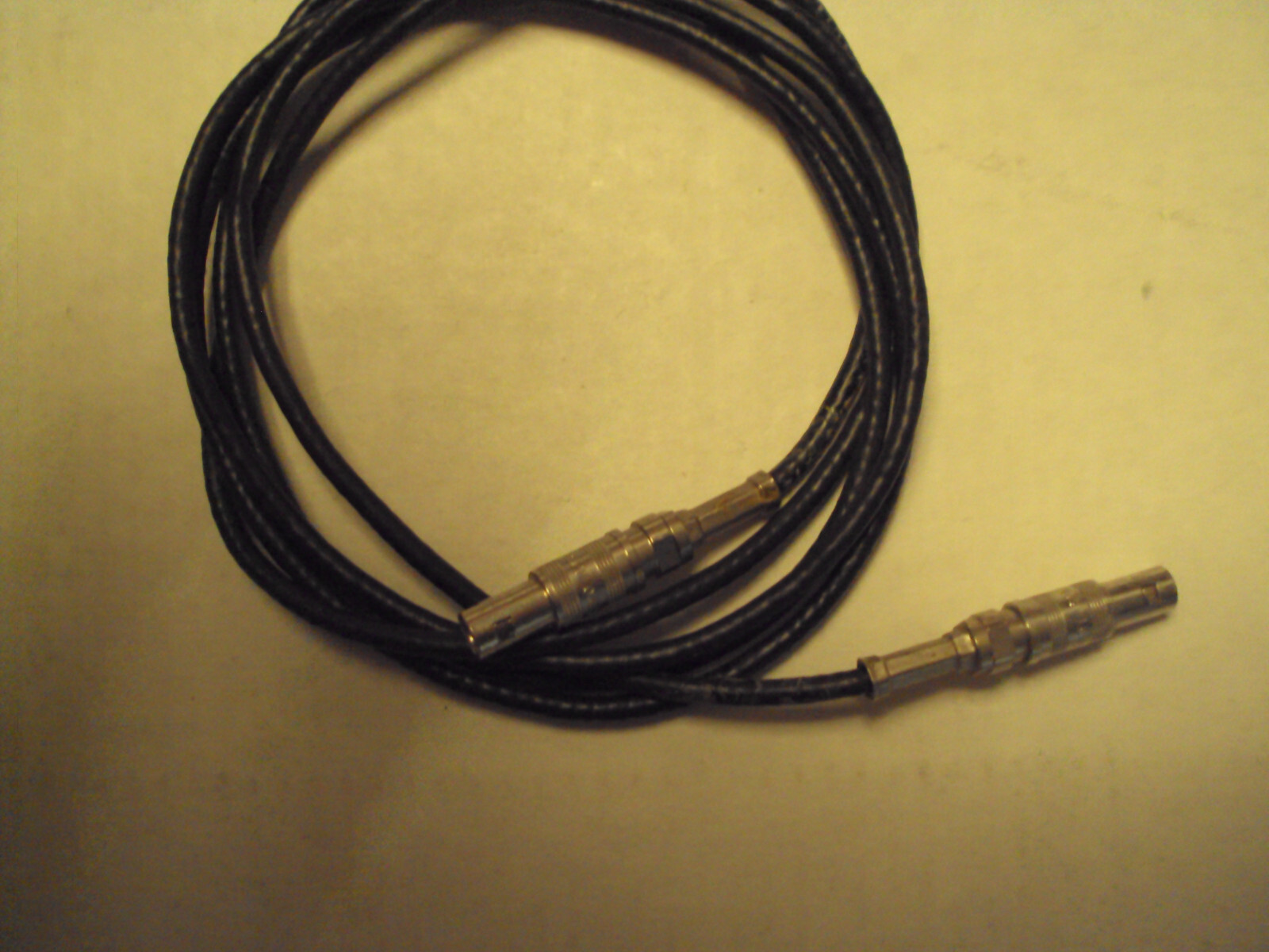 Lemo patch cable, Nim, Camac ; 4 ft w/ crimped on connectors; used