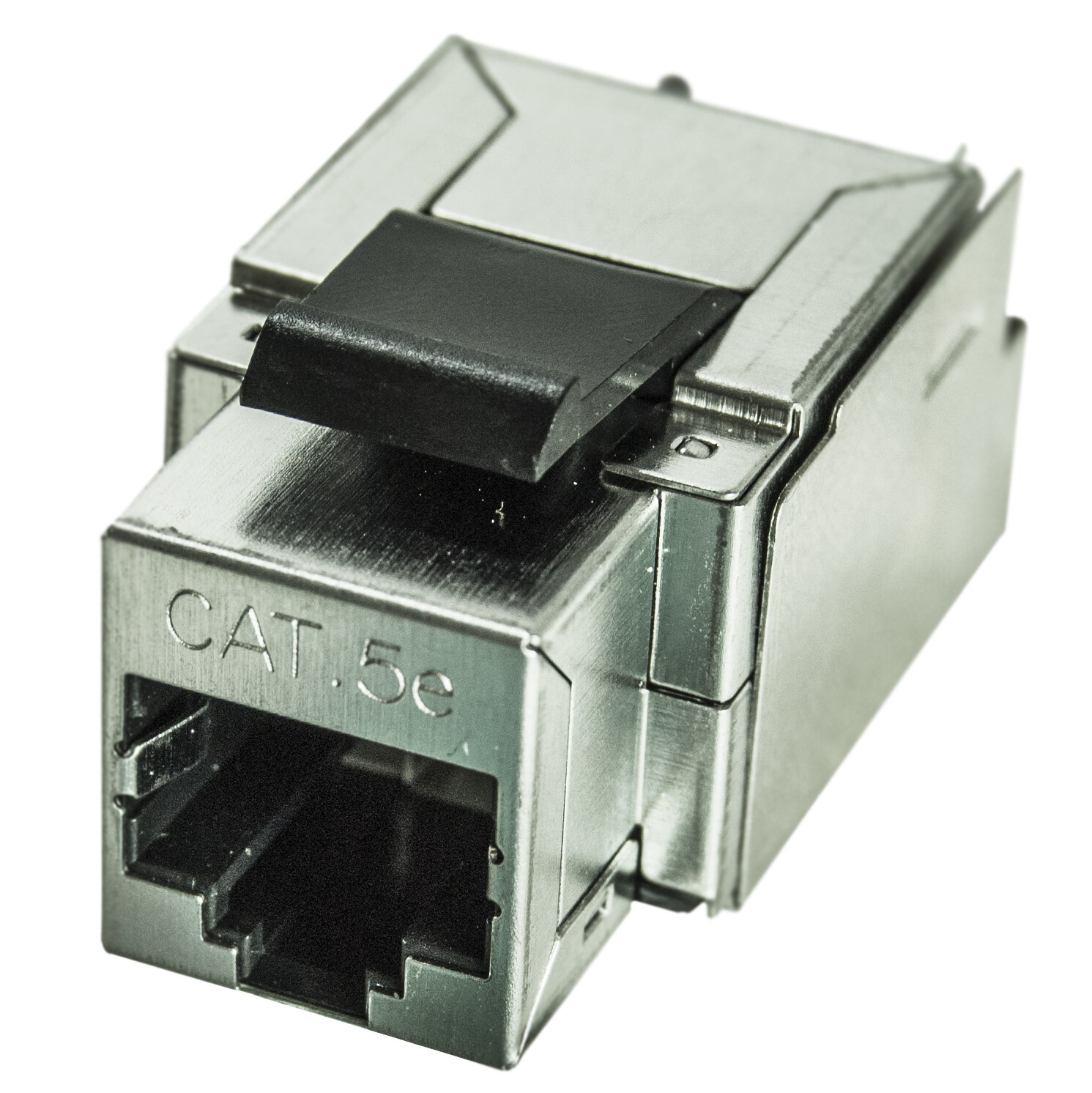 2 Pack Shielded CAT5e Keystone RJ45 Ethernet Network 110 Tool-Less Snap-In Jack