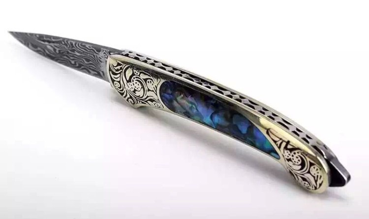Abalone Shell Knife Handle Acrylic Scale Slabs DIY Making Knives Plate