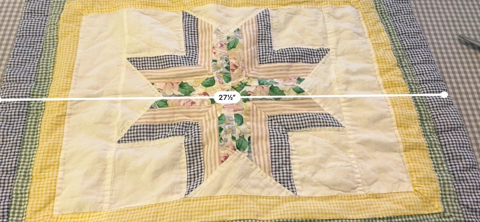 Vintage Quilted Pillow Shams