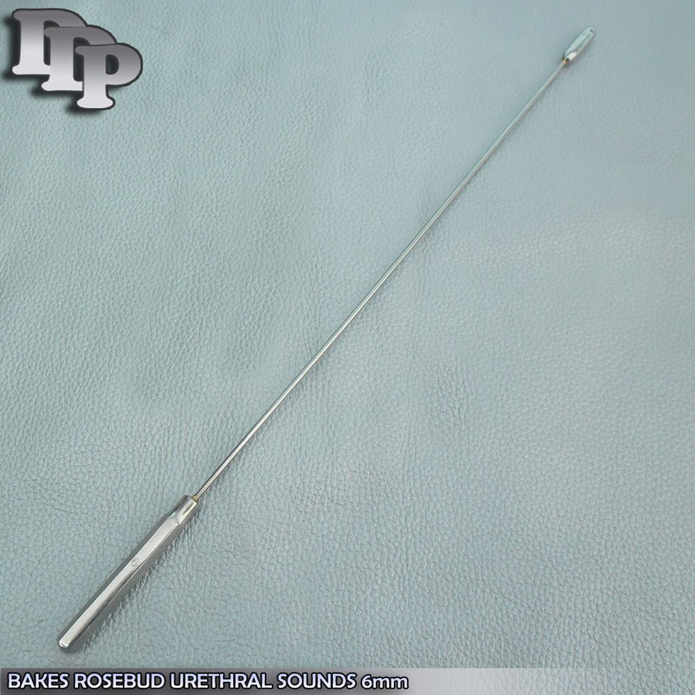 Two Pcs Bakes Rosebud Urethral Sounds 4MM & 6MM