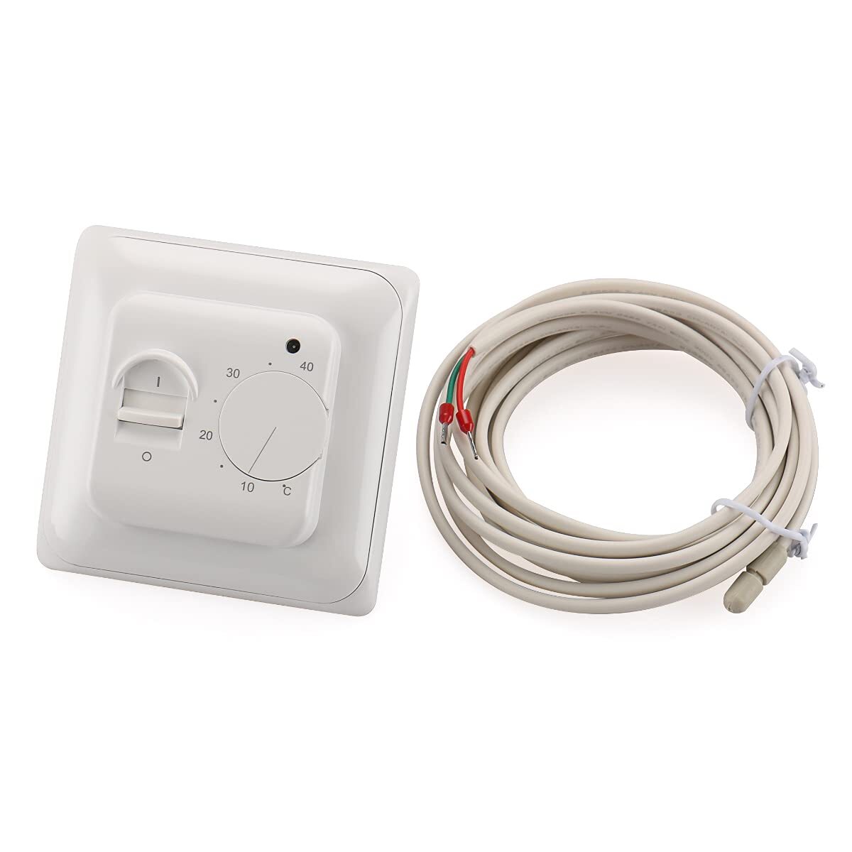 Baomain Home Nonprogrammable Thermostats, Radiant Floor Heating Temperature M...