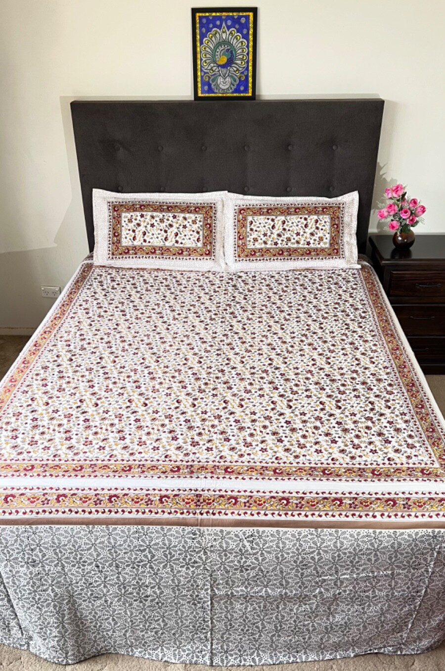 Cotton bed sheets