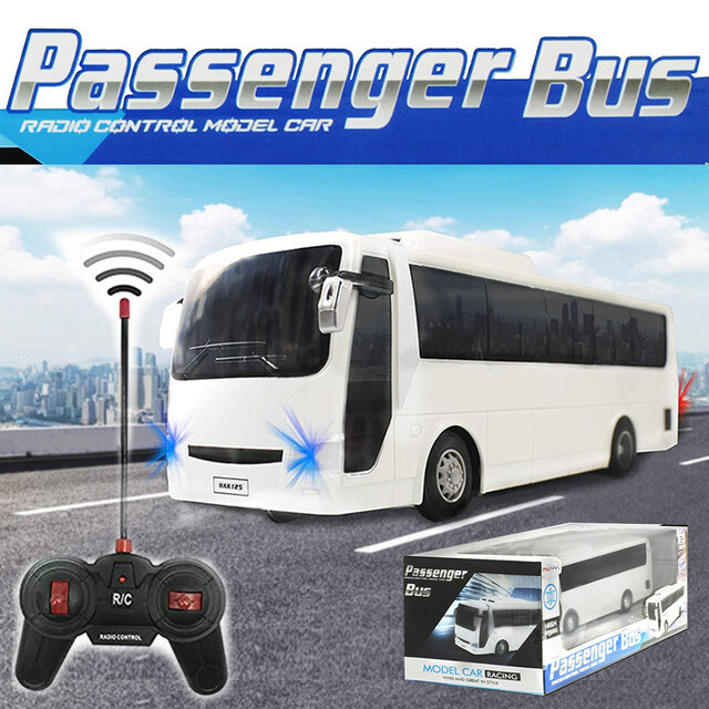 Bus A Control Remoto Para Niños Adultos RC Bus Realista Juguetes De Regalo Niños