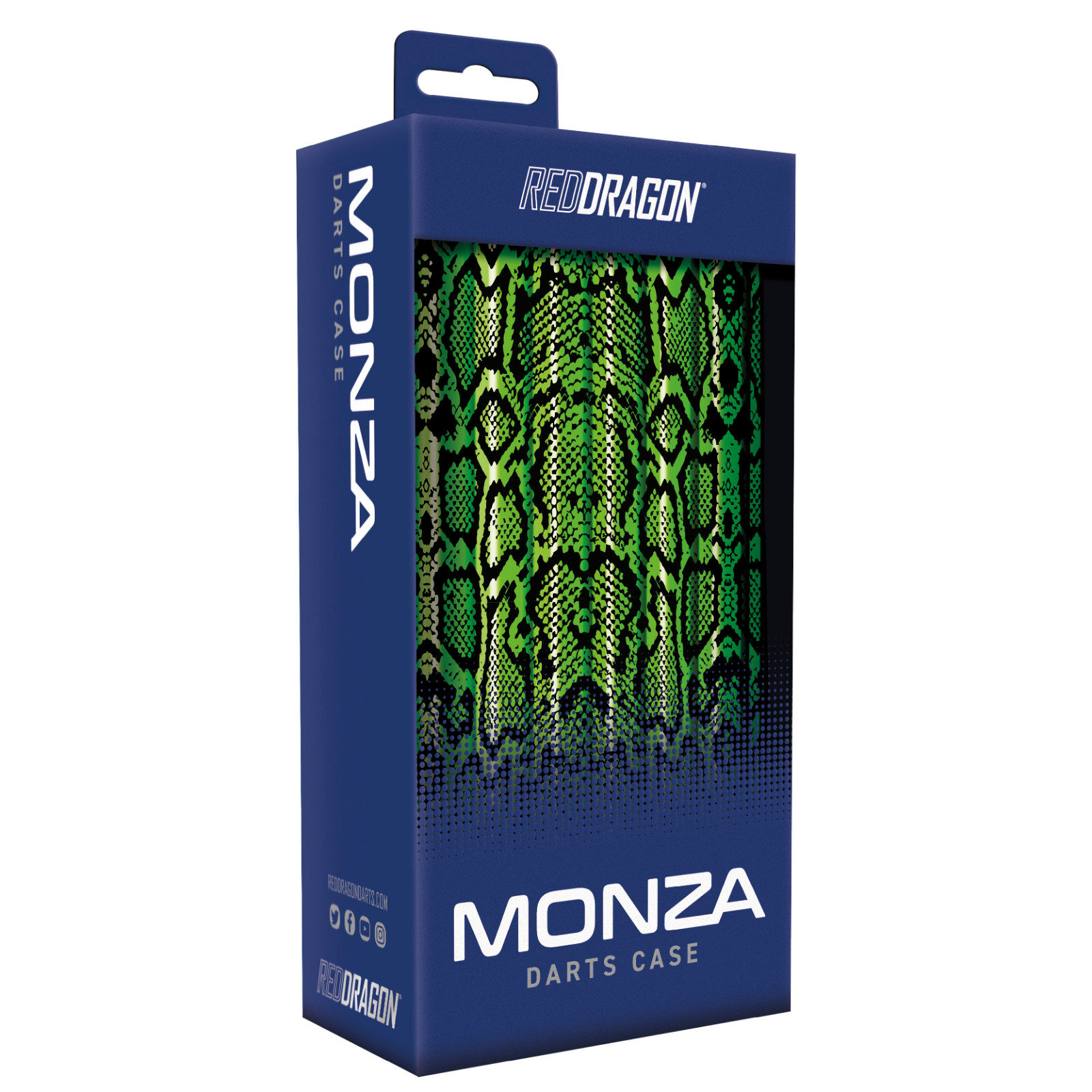 PETER WRIGHT SNAKEBITE RED DRAGON MONZA GREEN  DART CASE