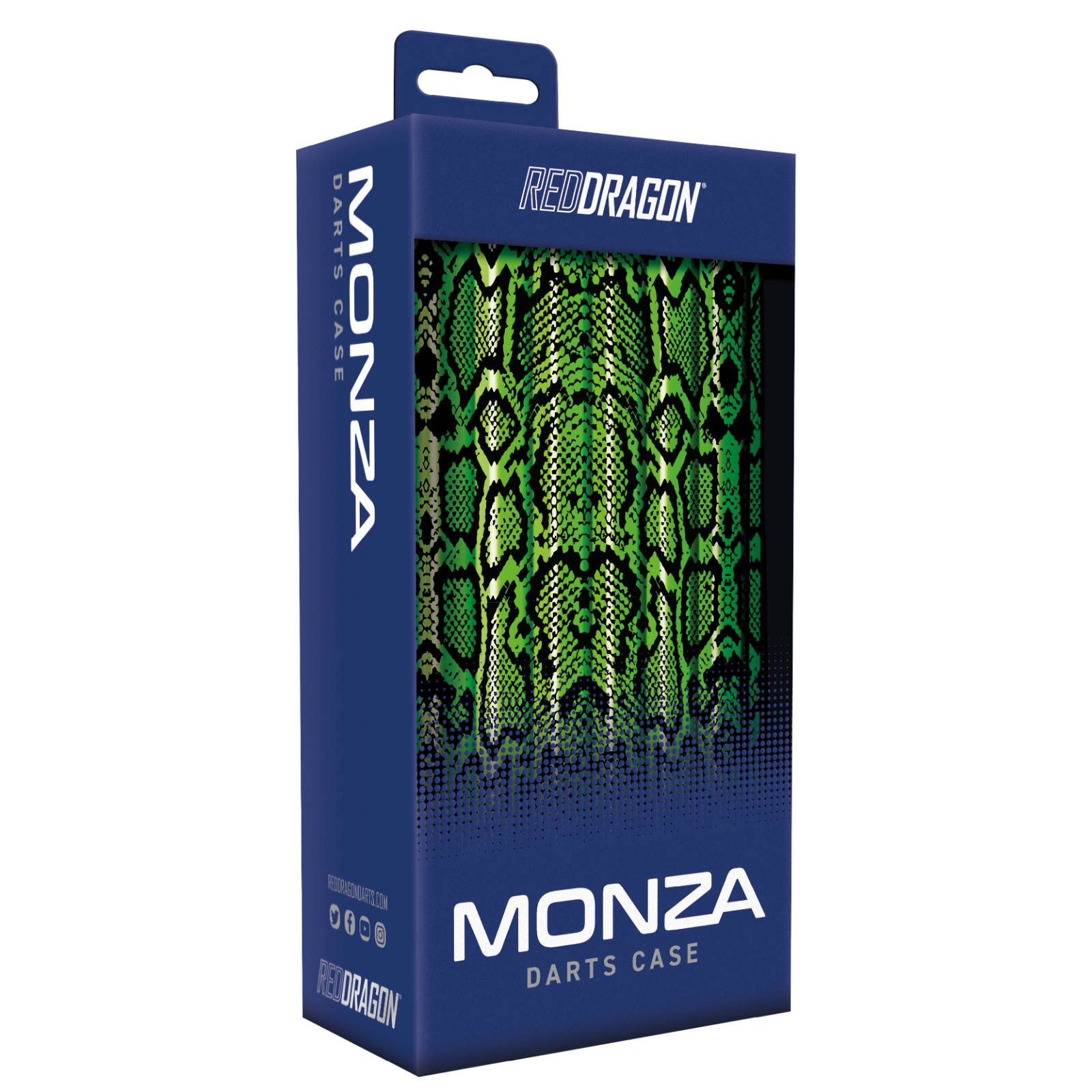 PETER WRIGHT SNAKEBITE RED DRAGON MONZA GREEN DART CASE