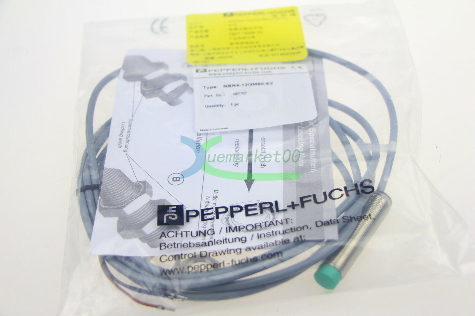 ONE Pepperl+Fuchs Inductive Sensor NBN4-12GM50-E2 NBN412GM50E2 New