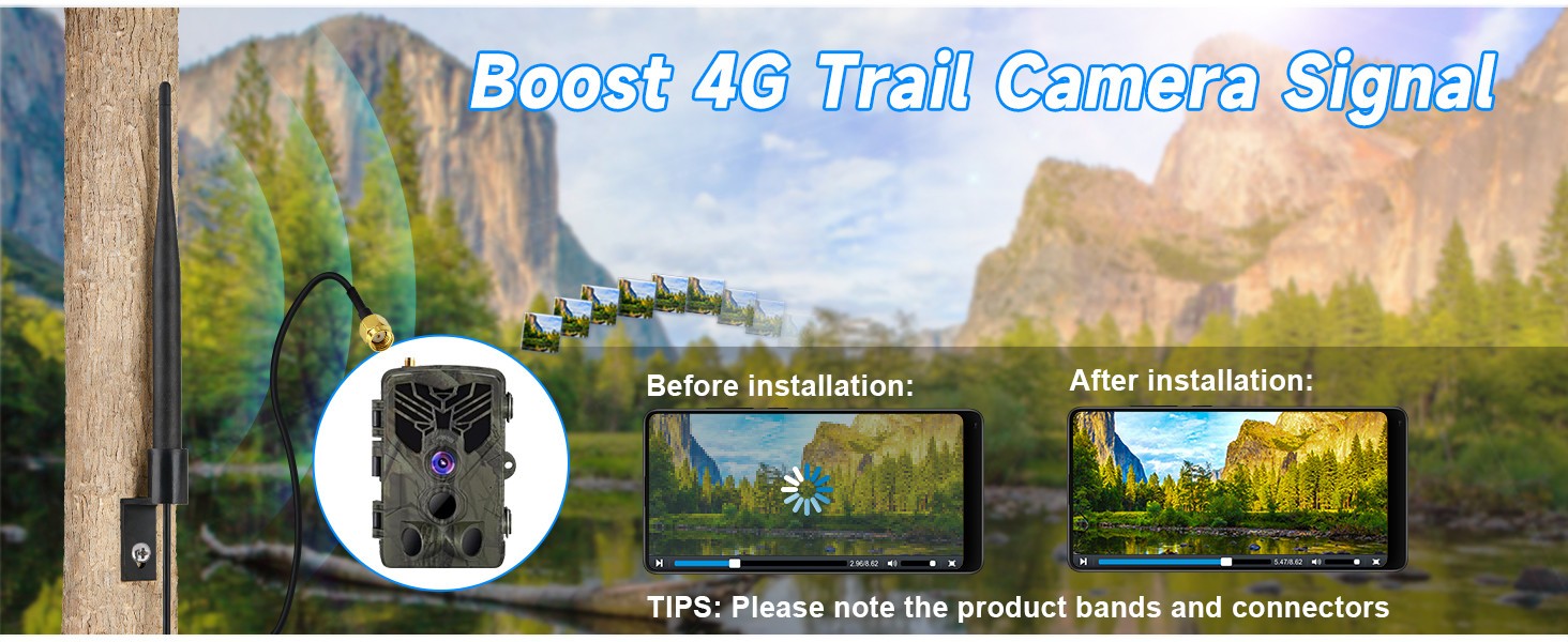 4G LTE Antenna for Spypoint Trail Game Camera Security Camera Wireless Router