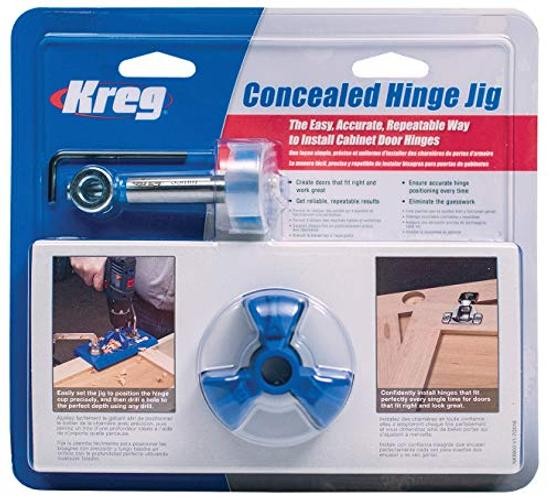 Tool Company KHI-HINGE - Blue Concealed Hinge Jig - Blue