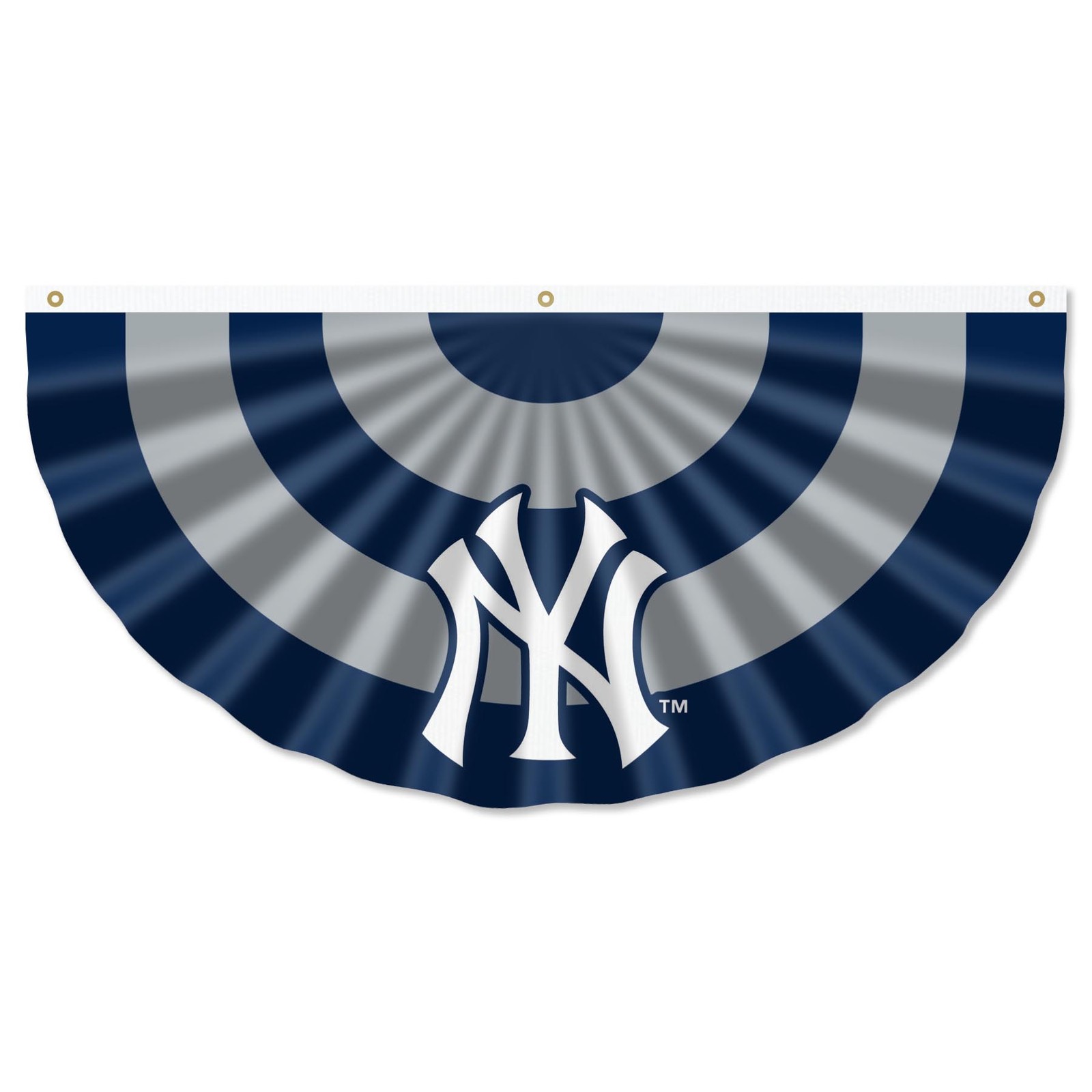 NY Yankees Bunting Pleated Fan Banners