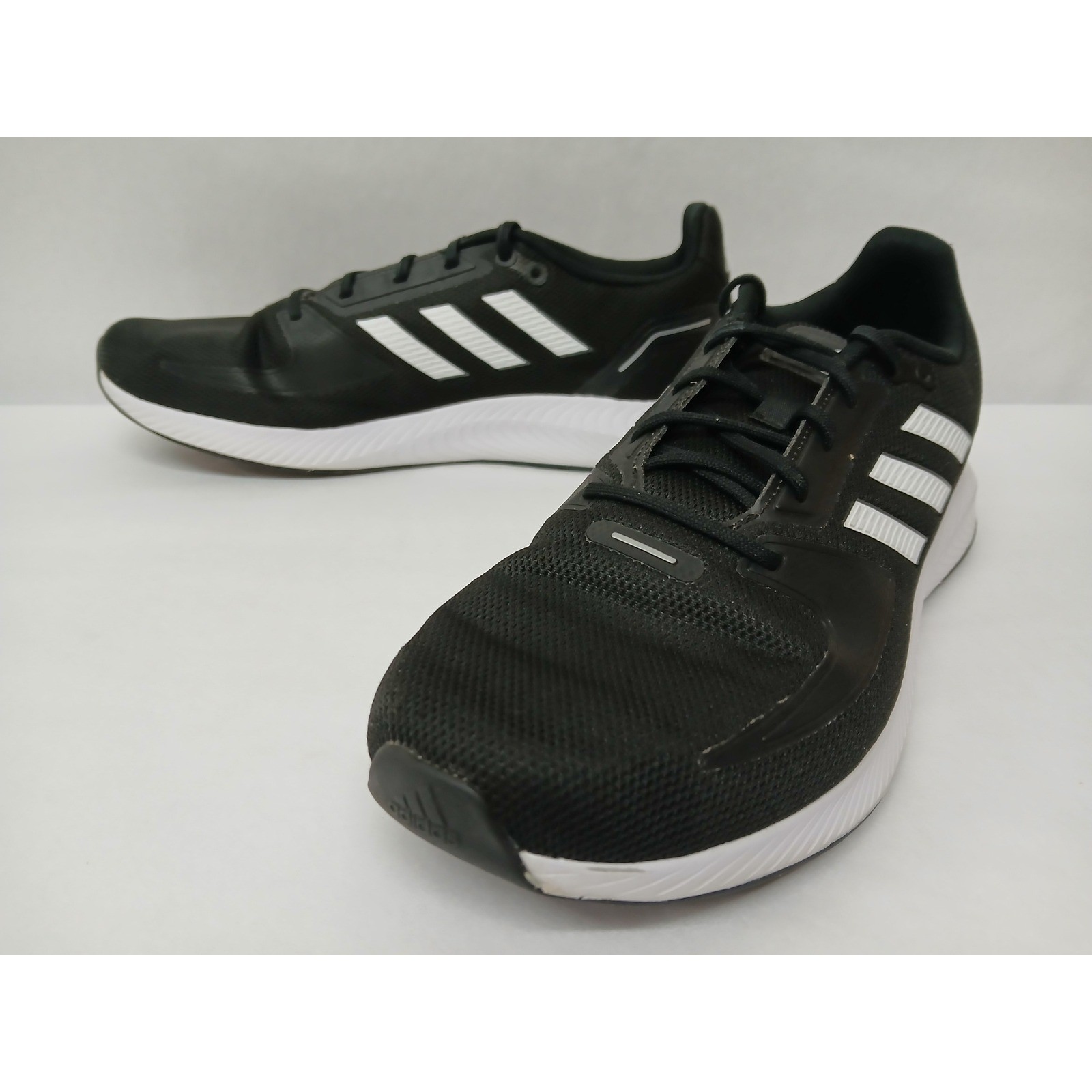Adidas Men's Run Falcon 2.0 Running Shoes FY5943 Core Black White Gray Sz 11