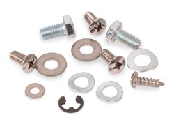 1956-1958 VW Beetle Door Mechanism Remote & Rear Run Channel Hardware Kit