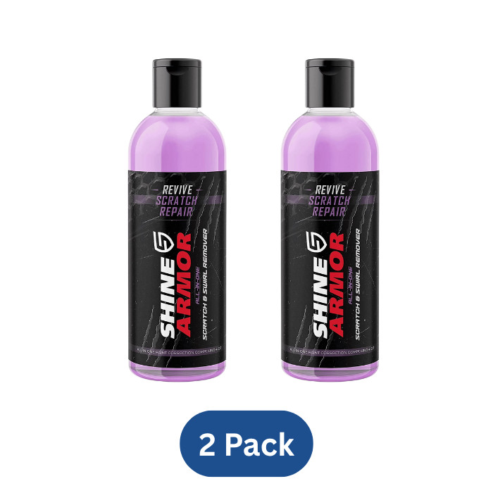 2 Pack Shine Armor Revive Scratch Repair 4oz Scratch Remover