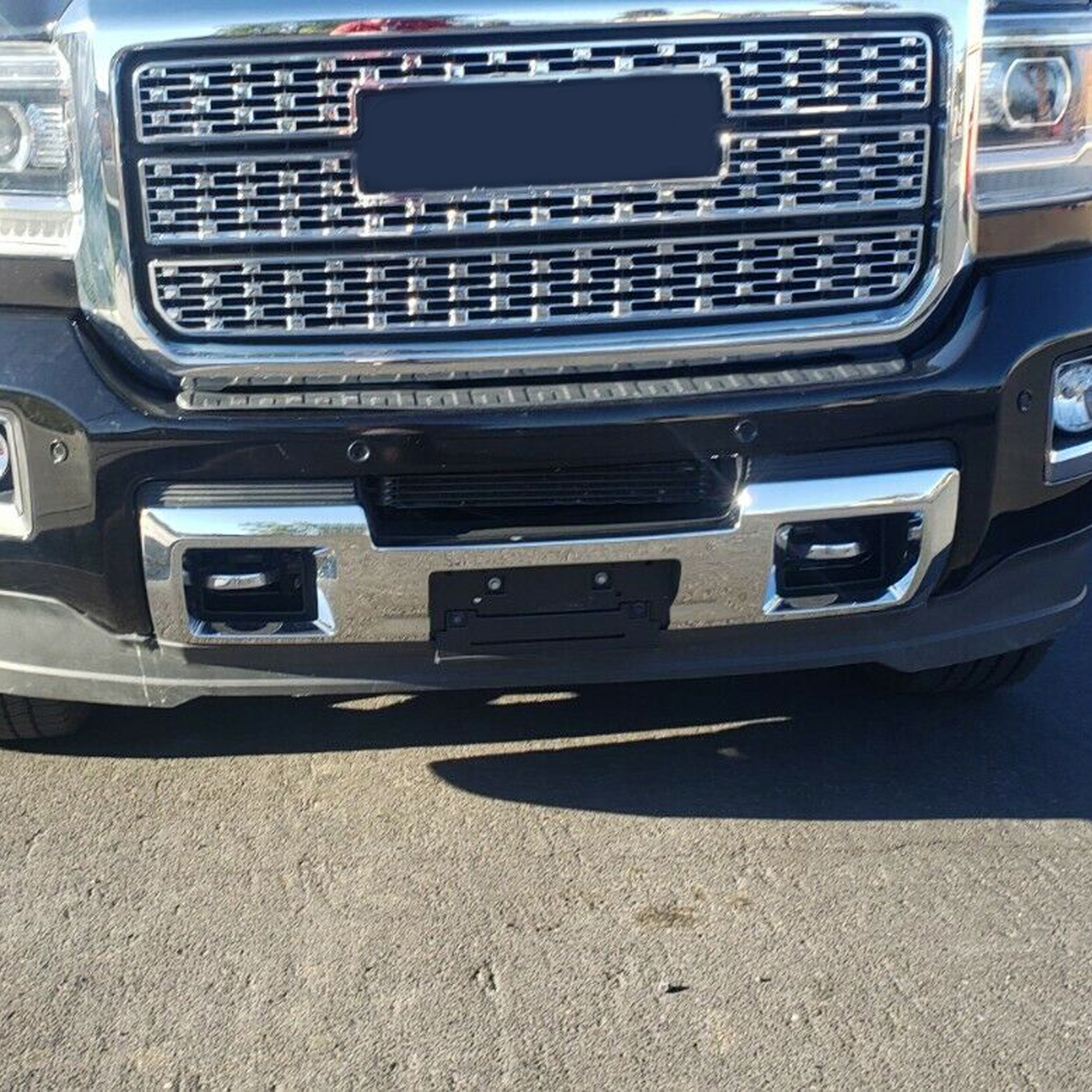 Front Bumper Skid Plate Face Bar Replacement For 15-19 GMC Sierra 2500 / 3500HD