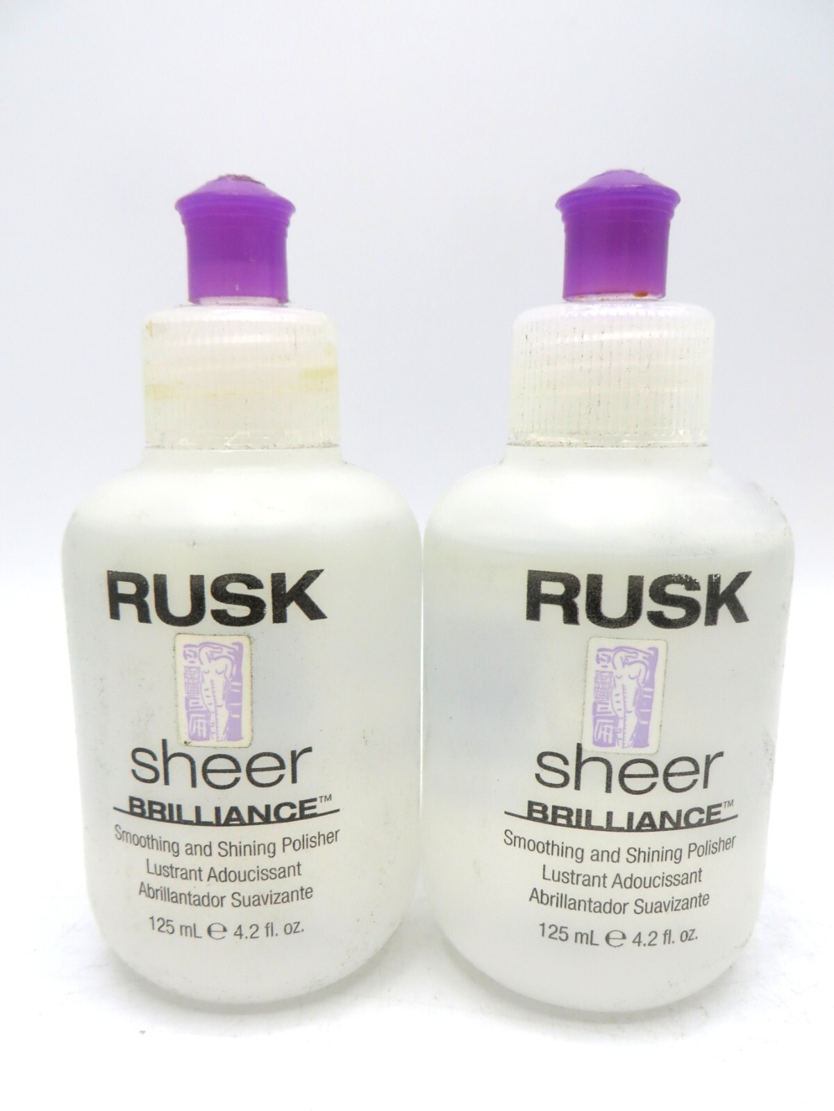 RUSK SHEER BRILLIANCE 4.2 OZ  (Lot of 2)