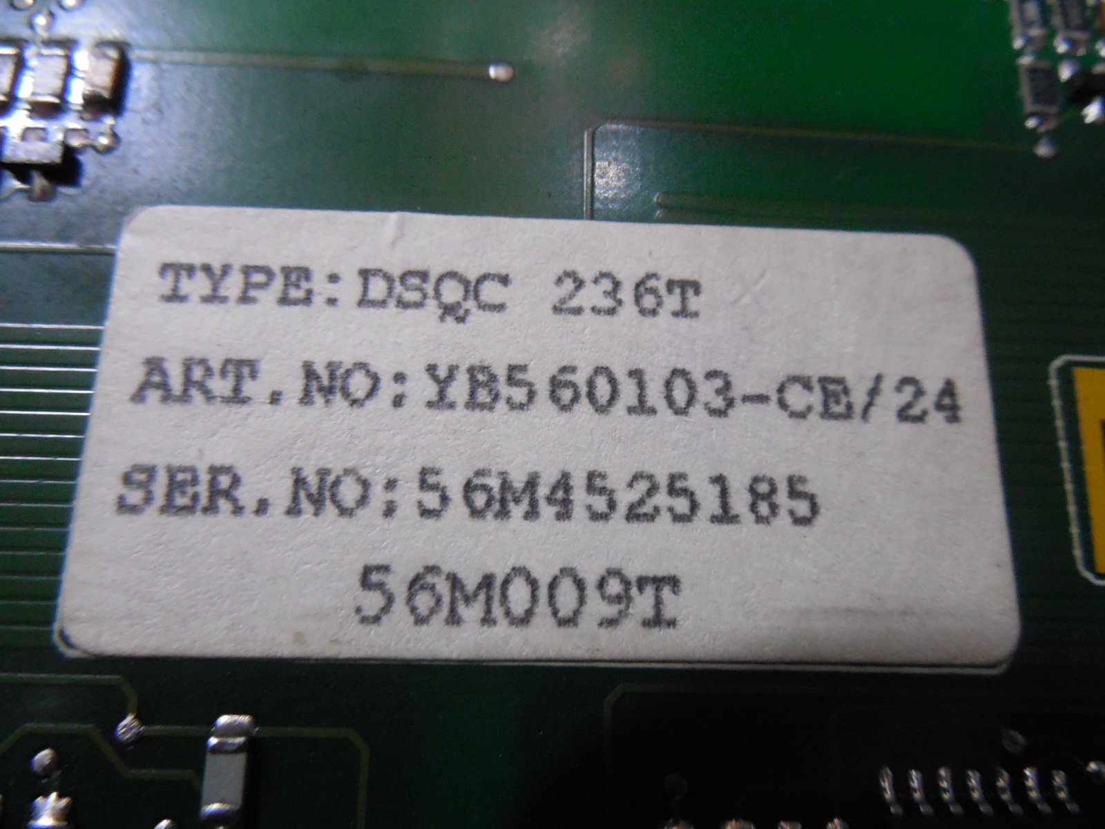 USED ABB DSQC 236T Servo Drive Unit YB560103-CE/24