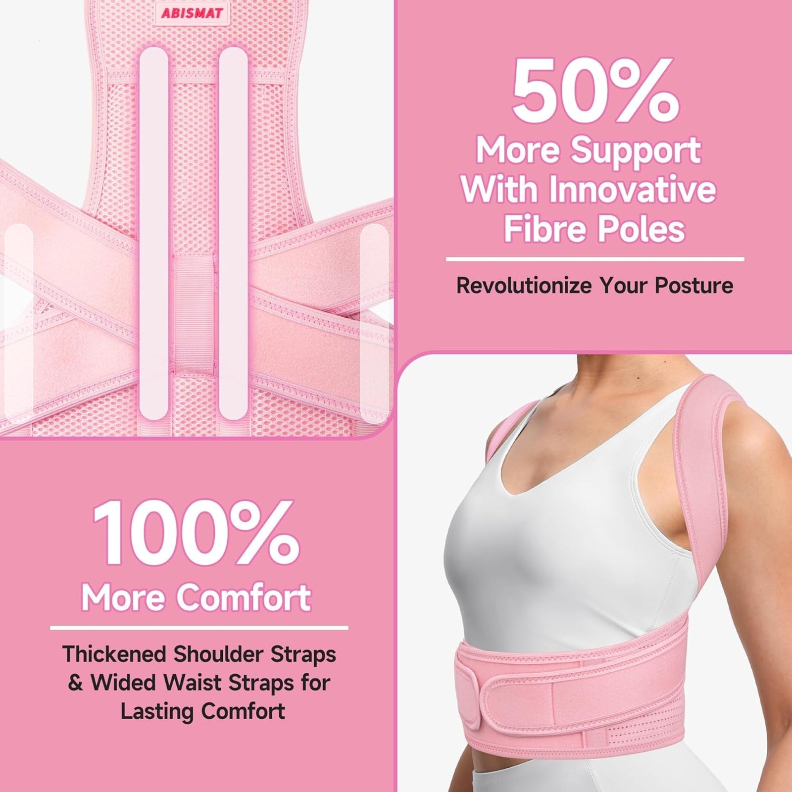 New Size S Adjustable Posture Corrector, Back Support, Back Brace