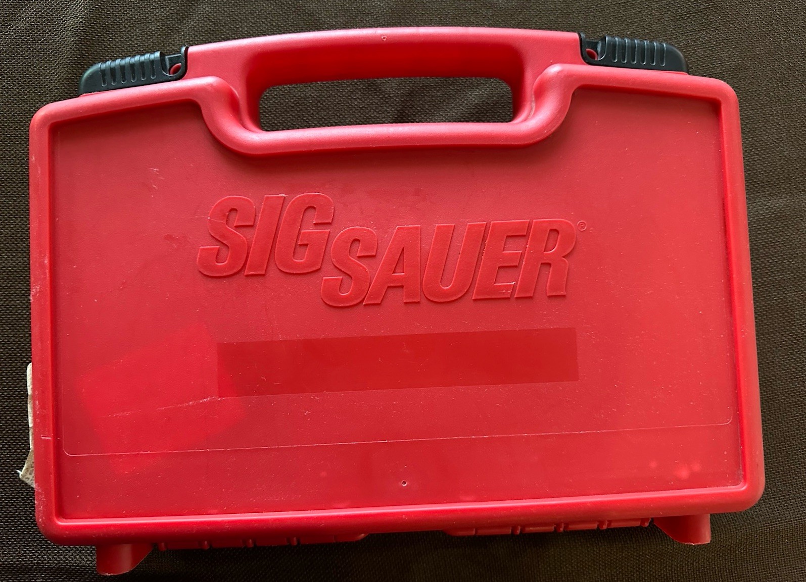Sig Sauer Arms Red Factory Case