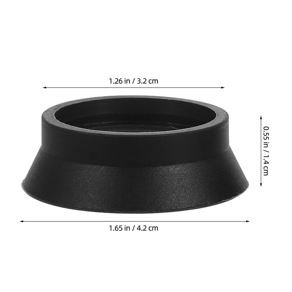 3 Pcs Rubber Eyepiece Shield Microscope Cups Light-Blocking Binoculars