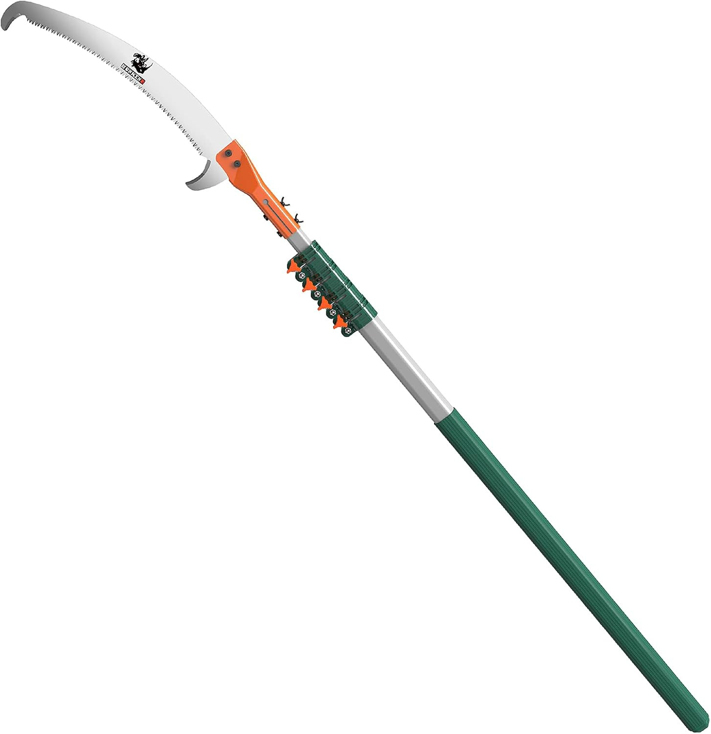 Tree Pruner Pole Saw Manual Extendable Long Tree Pruner Extendable，Pole Pruni...