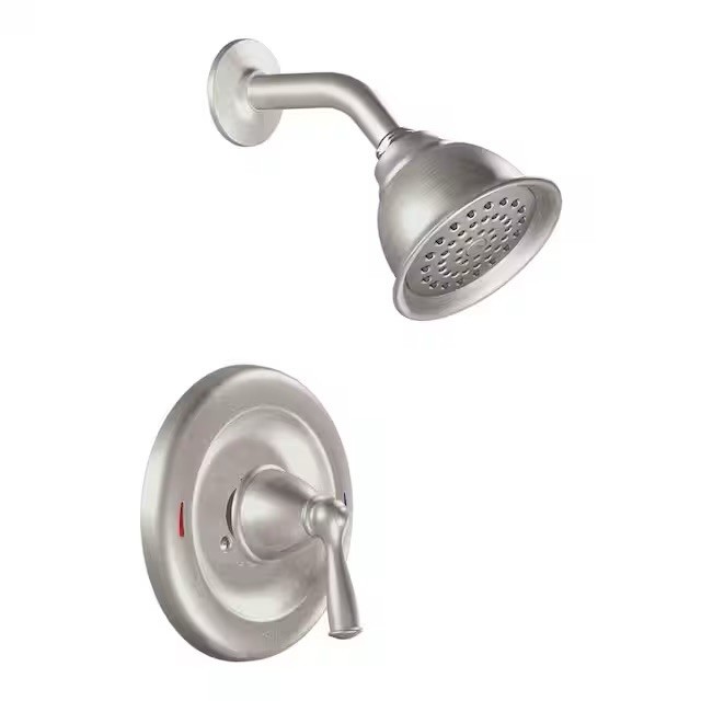 Moen 82912SRN Banbury Shower Faucet Trim Package -Valve Included- Brushed Nickel